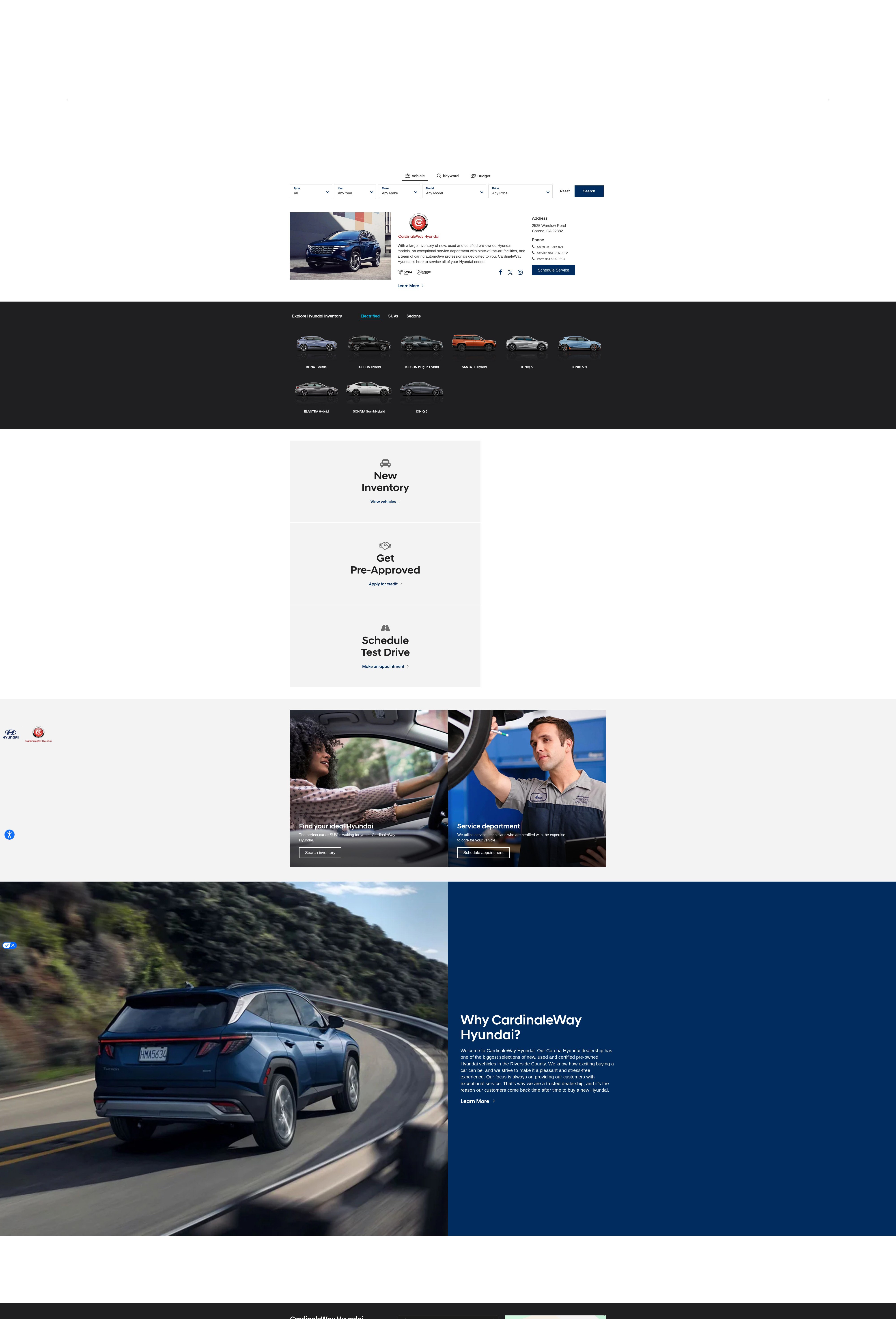 Screenshot of cardinalewayhyundai.com