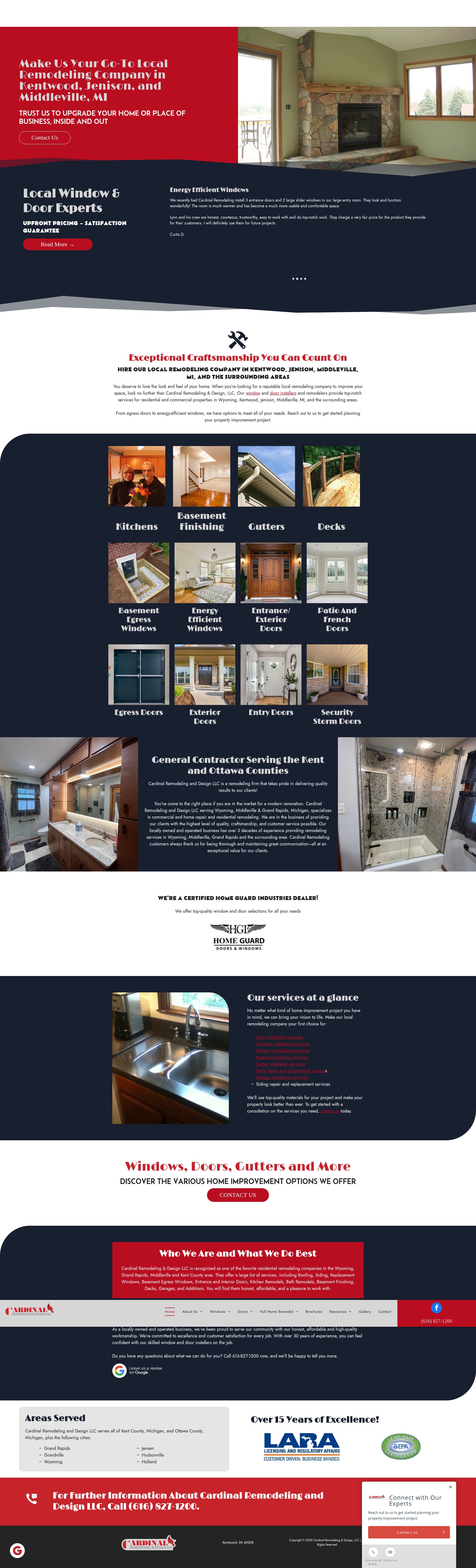 Screenshot of cardinalremodelinggrandrapids.com