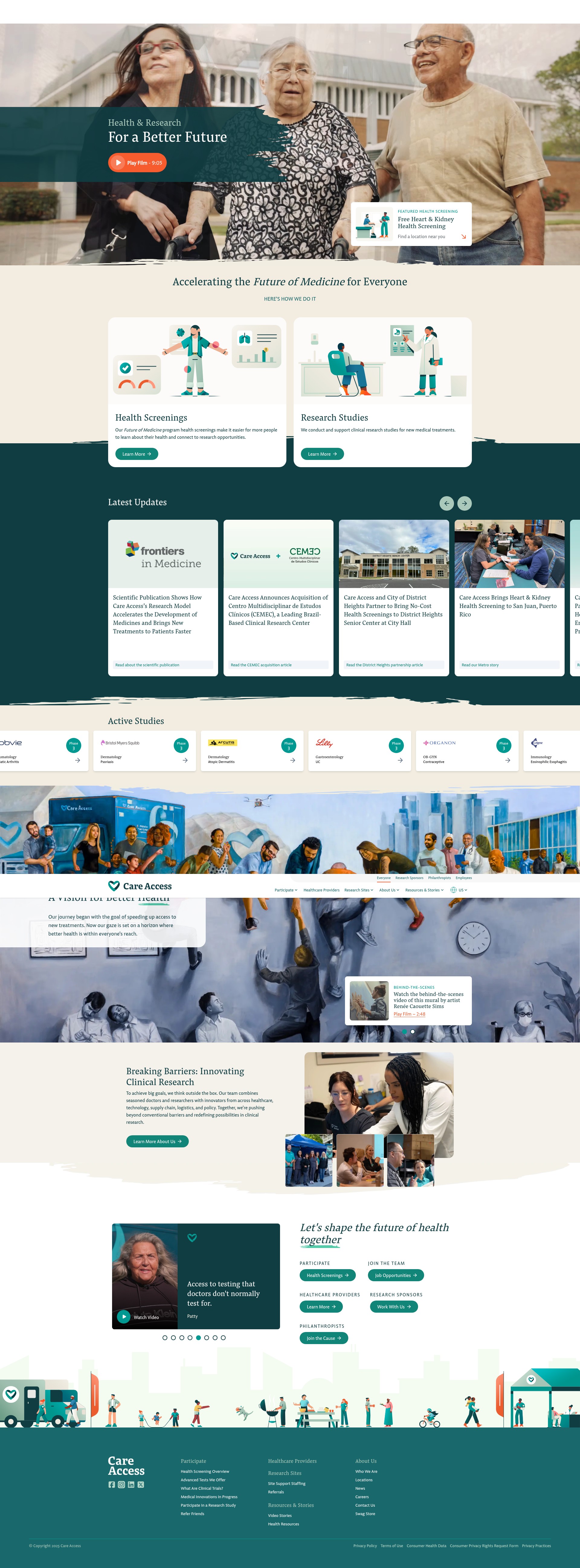Screenshot of careaccess.com