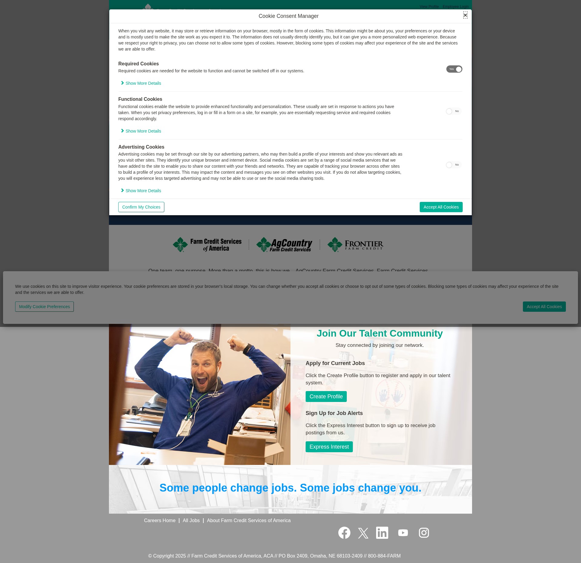 Screenshot of careers.fcsamerica.com