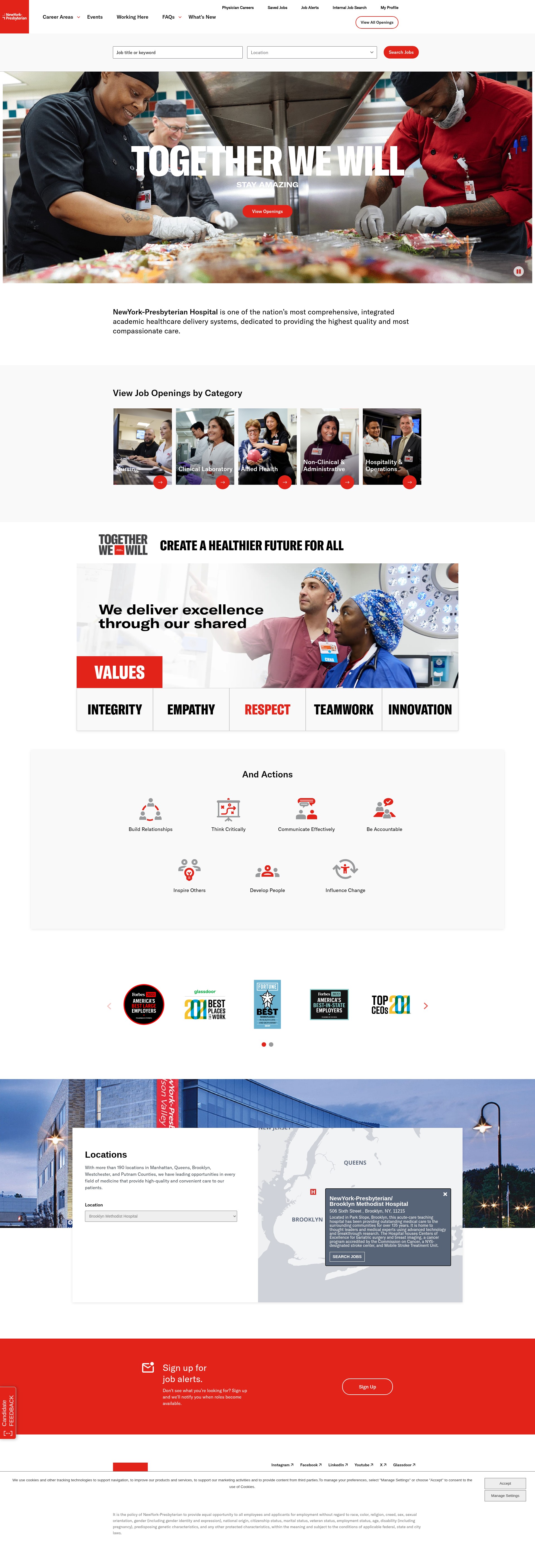 Screenshot of careers.nyp.org