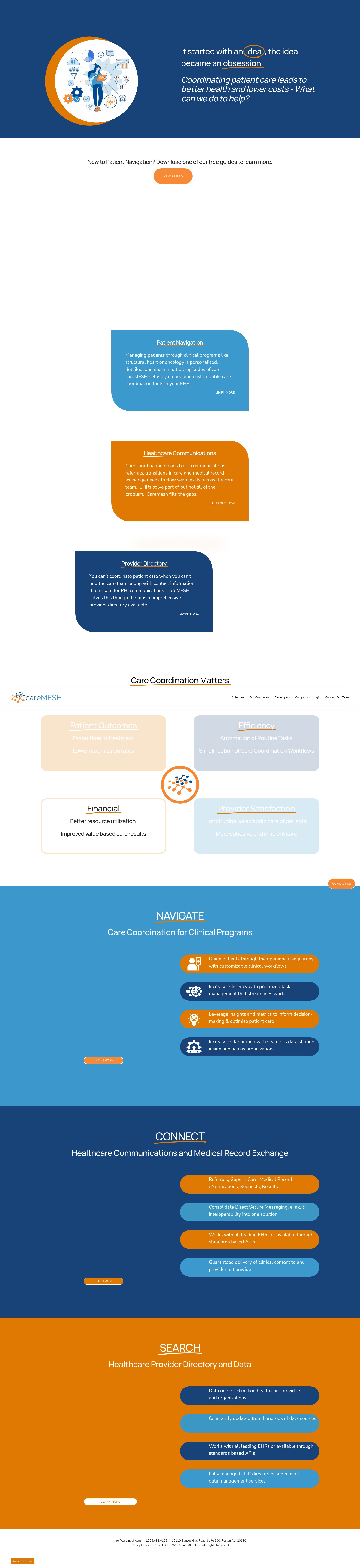 Screenshot of caremesh.com