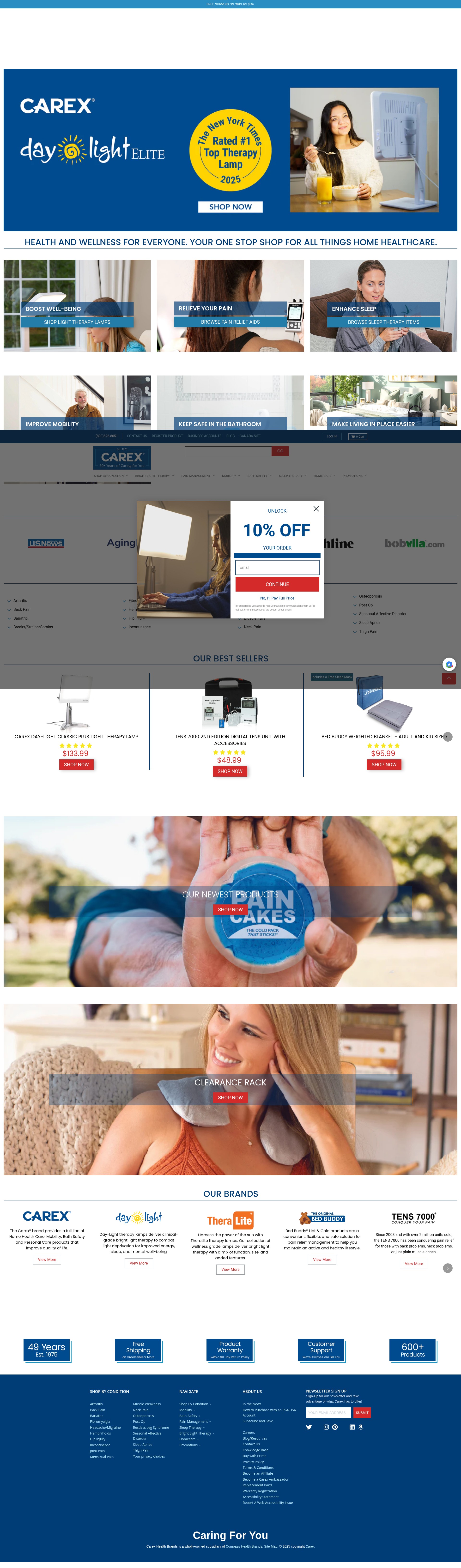 Screenshot of carexshop.myshopify.com