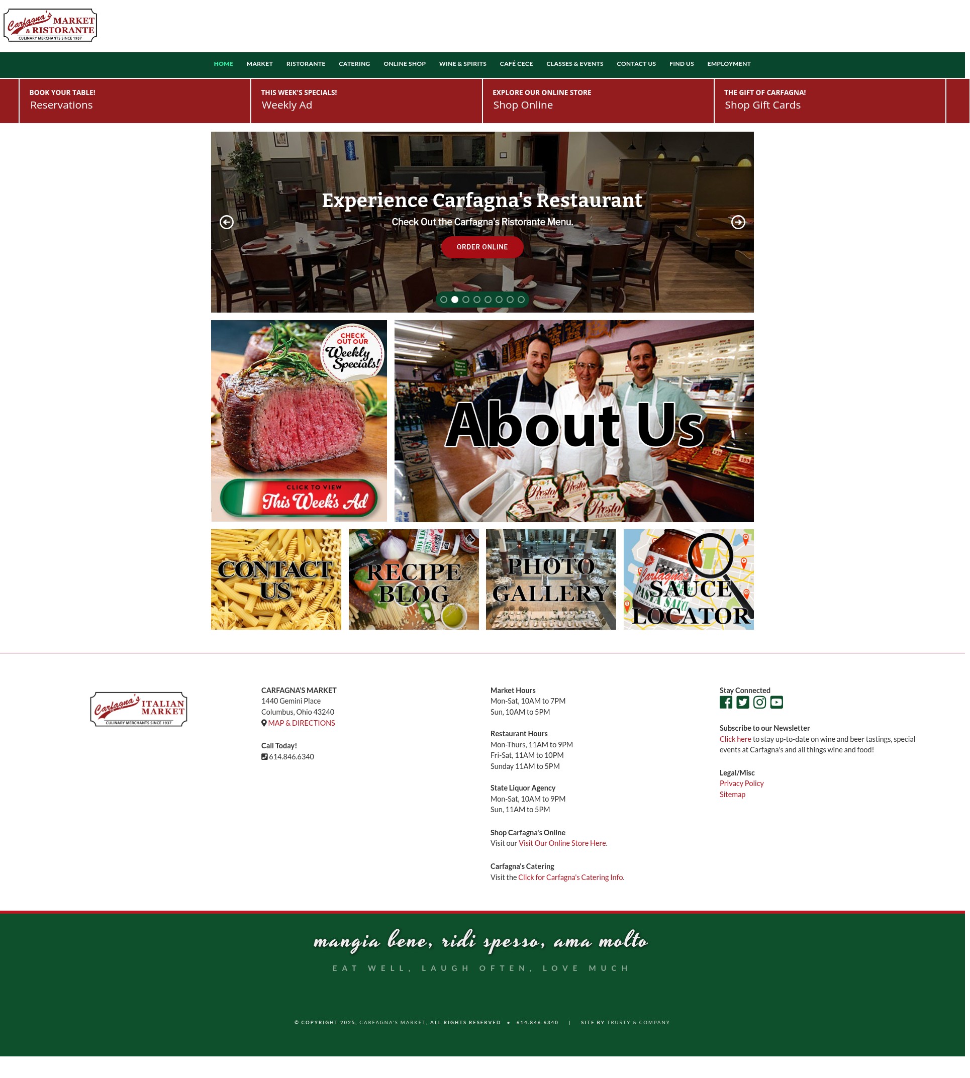 Screenshot of carfagnas.com