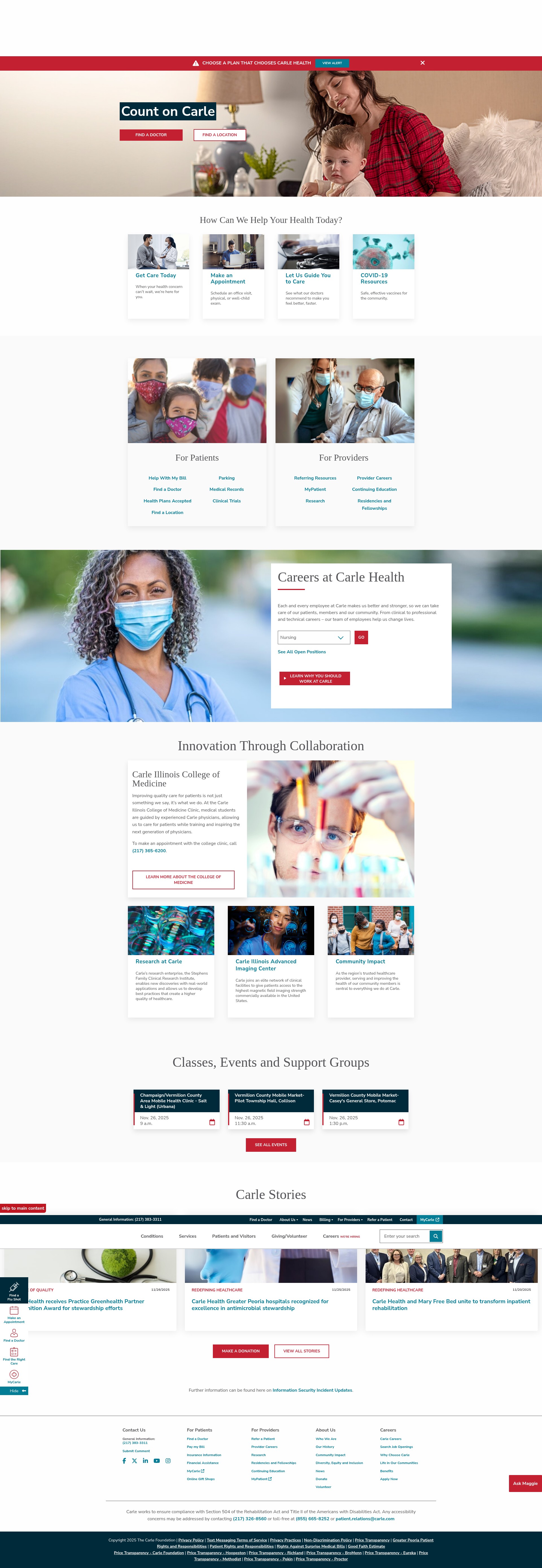 Screenshot of carle.org