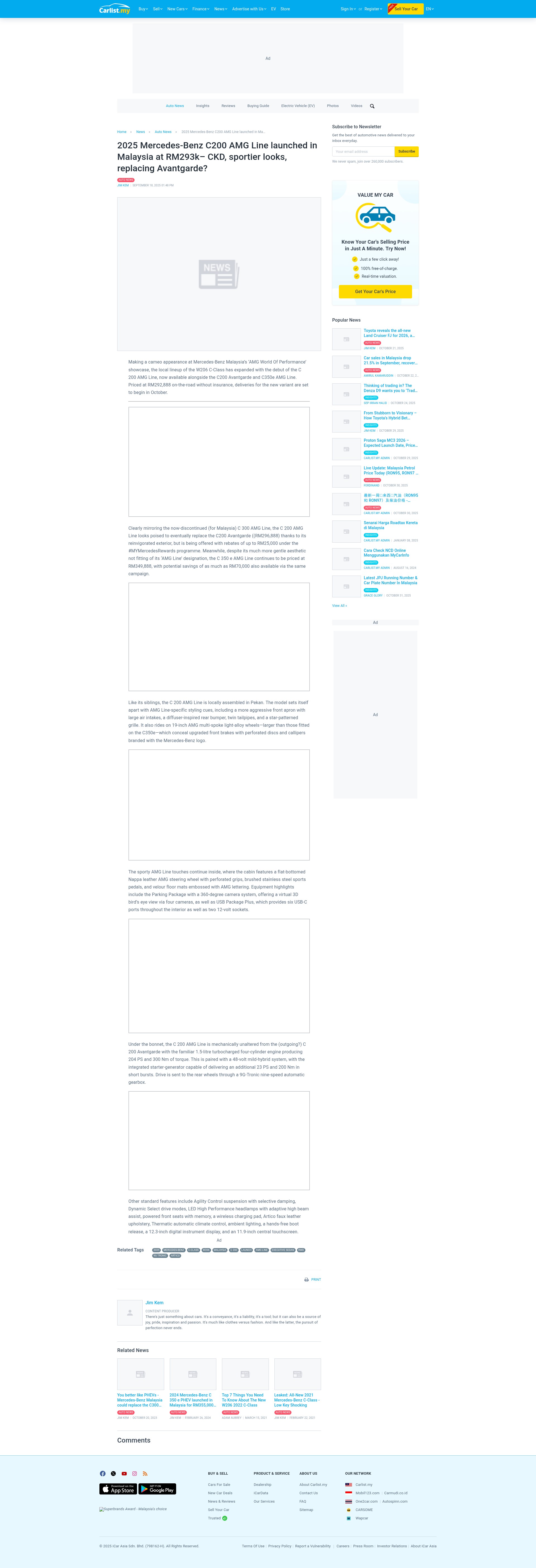 Screenshot of carlist.my