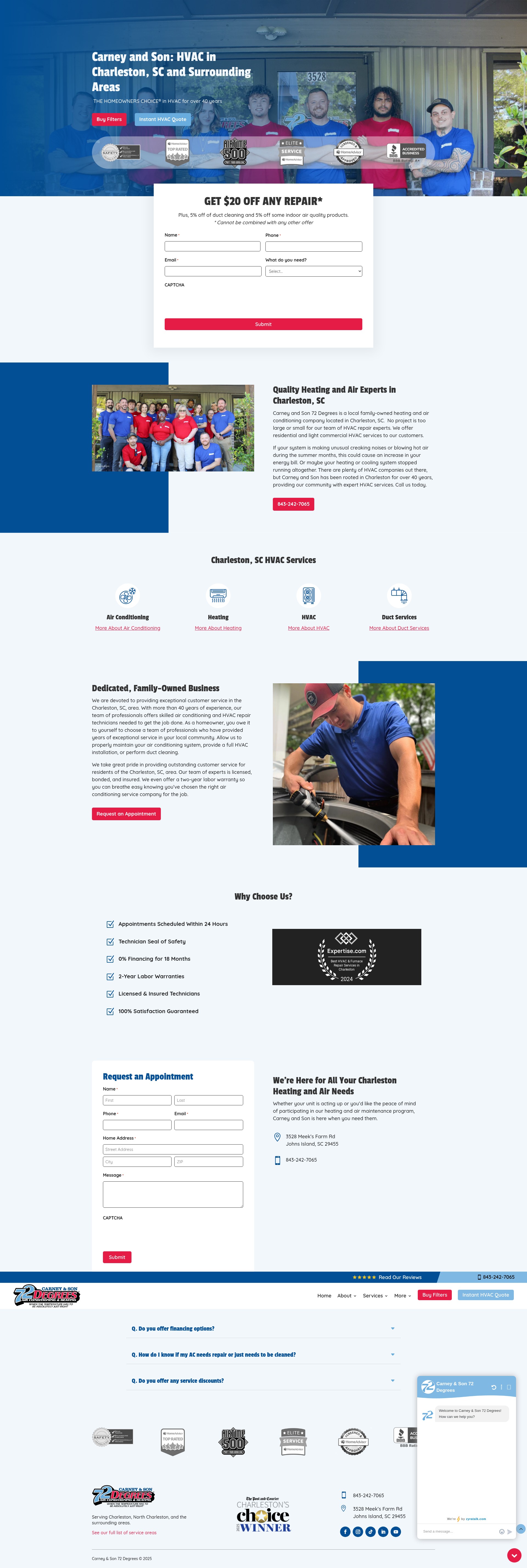 Screenshot of carneyandson.com