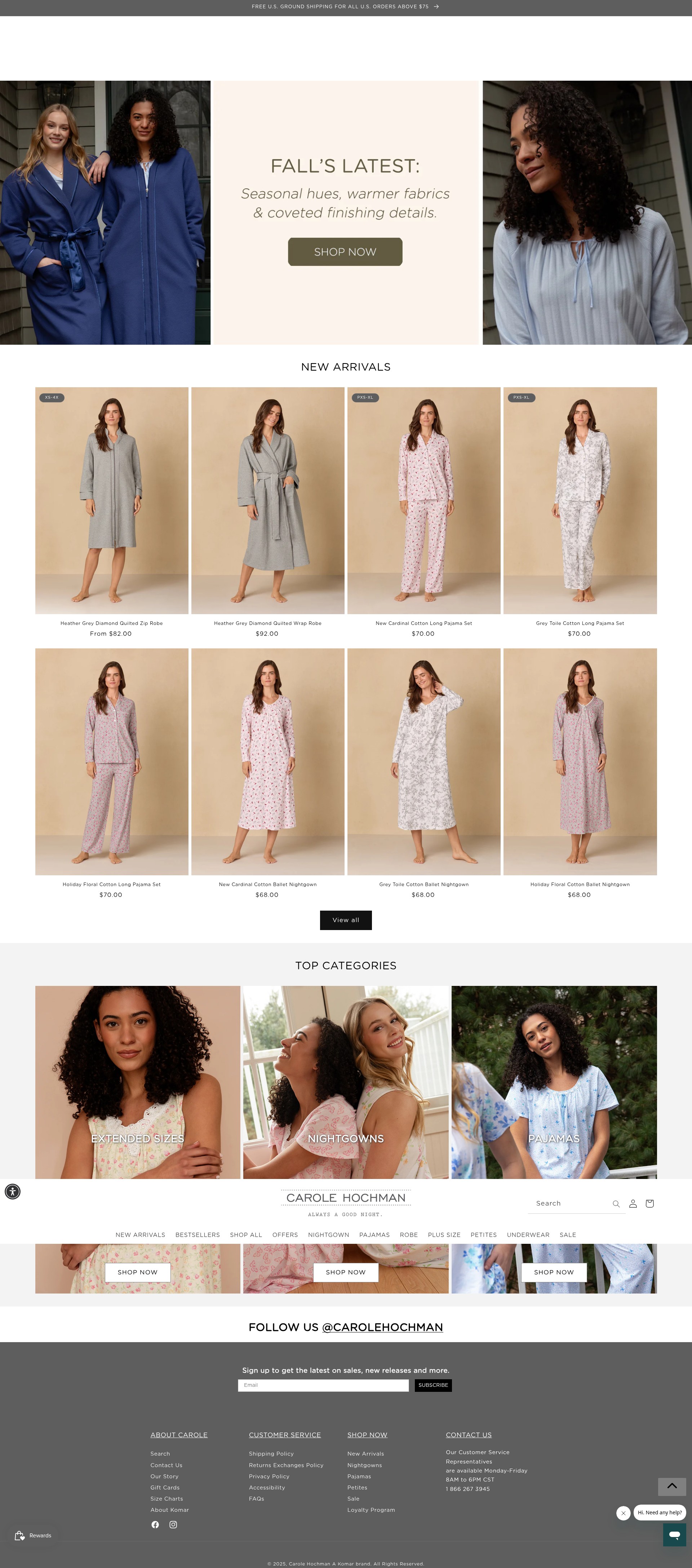 Screenshot of carolehochman.com