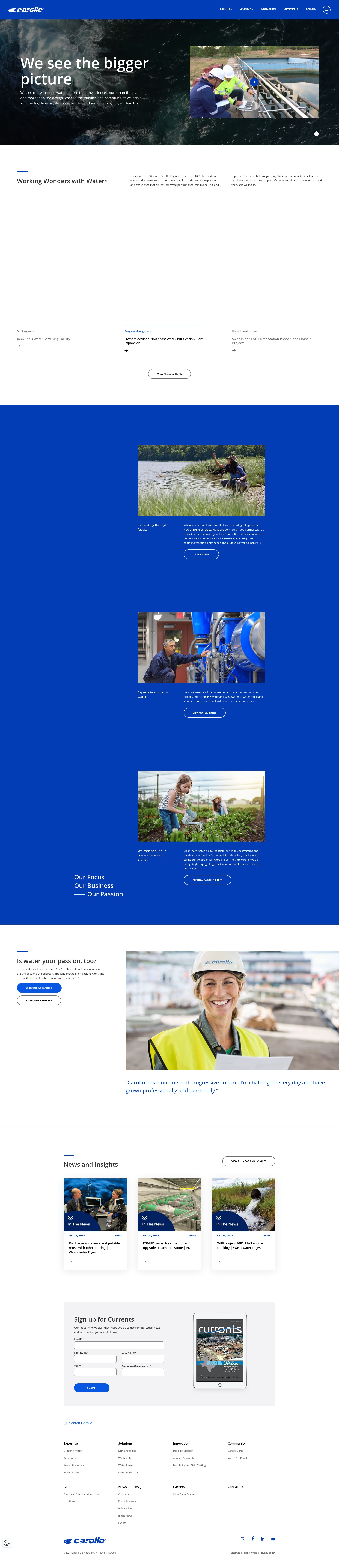Screenshot of carollo.com
