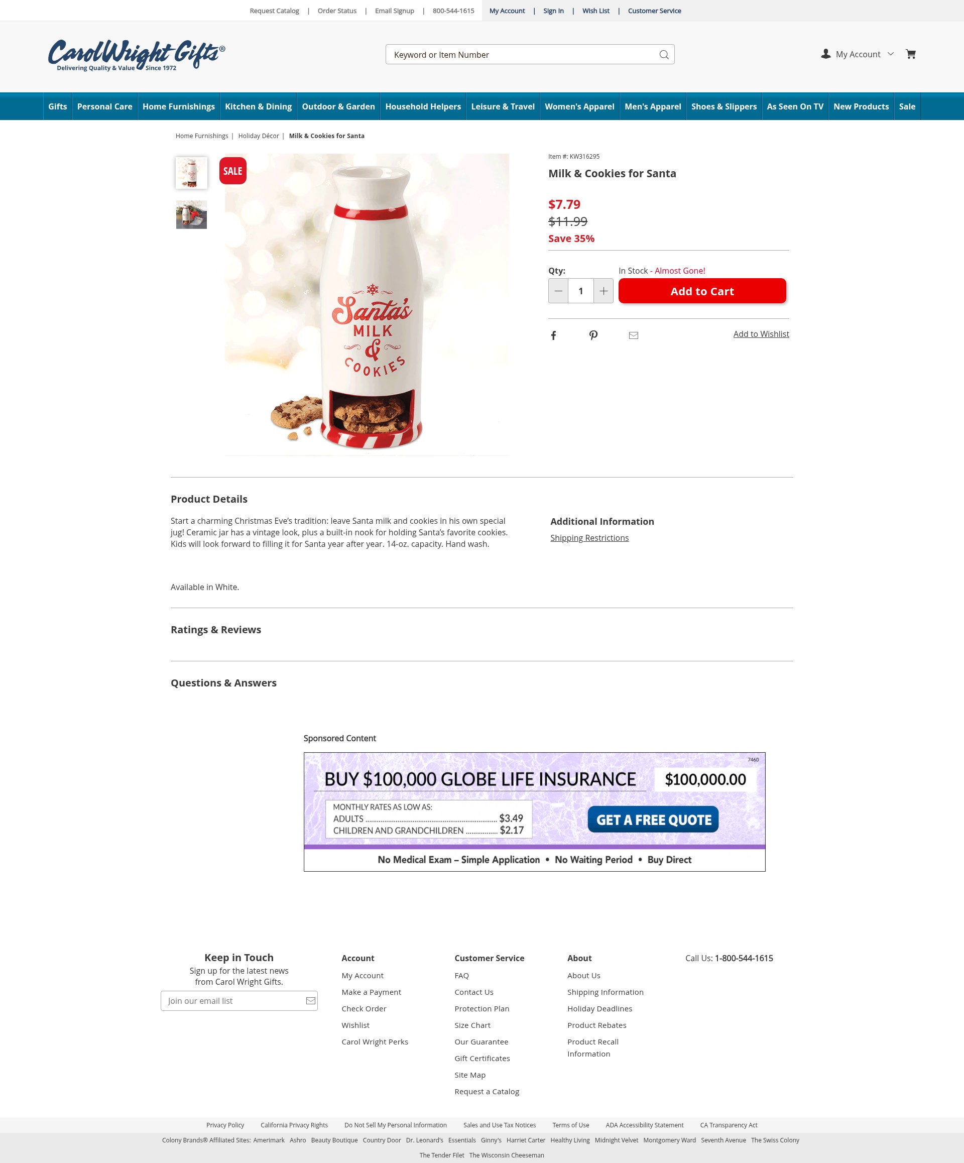 Screenshot of carolwright.com