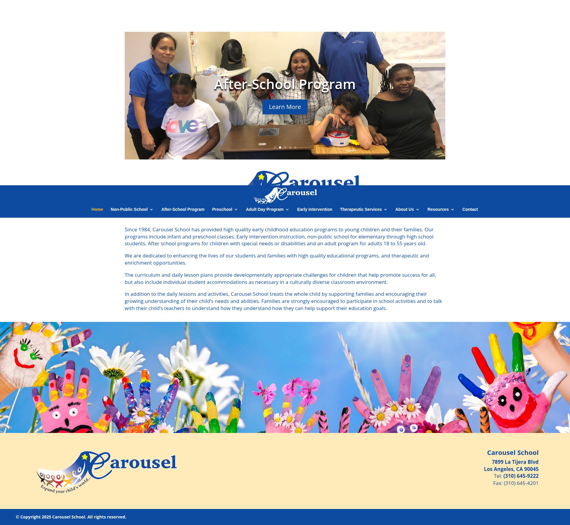 Screenshot of carouselschool.com