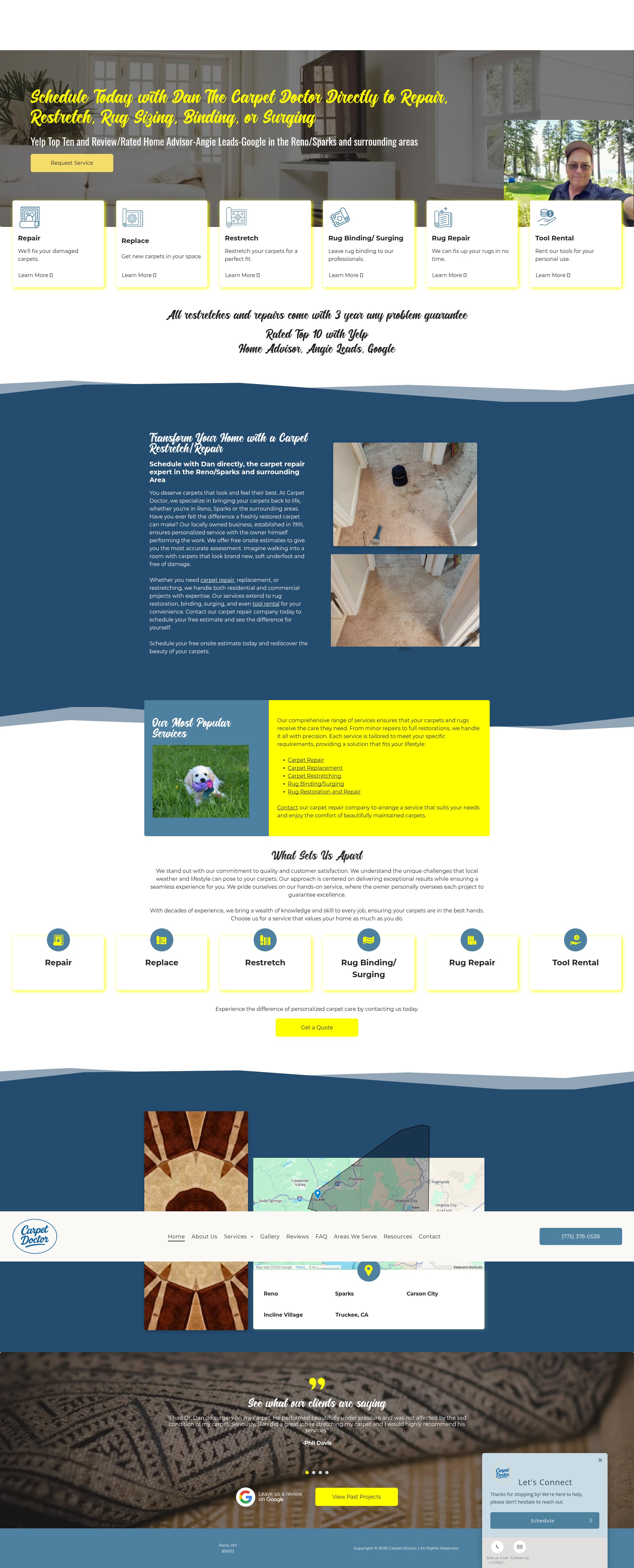 Screenshot of carpetdoctorrenosparks.com