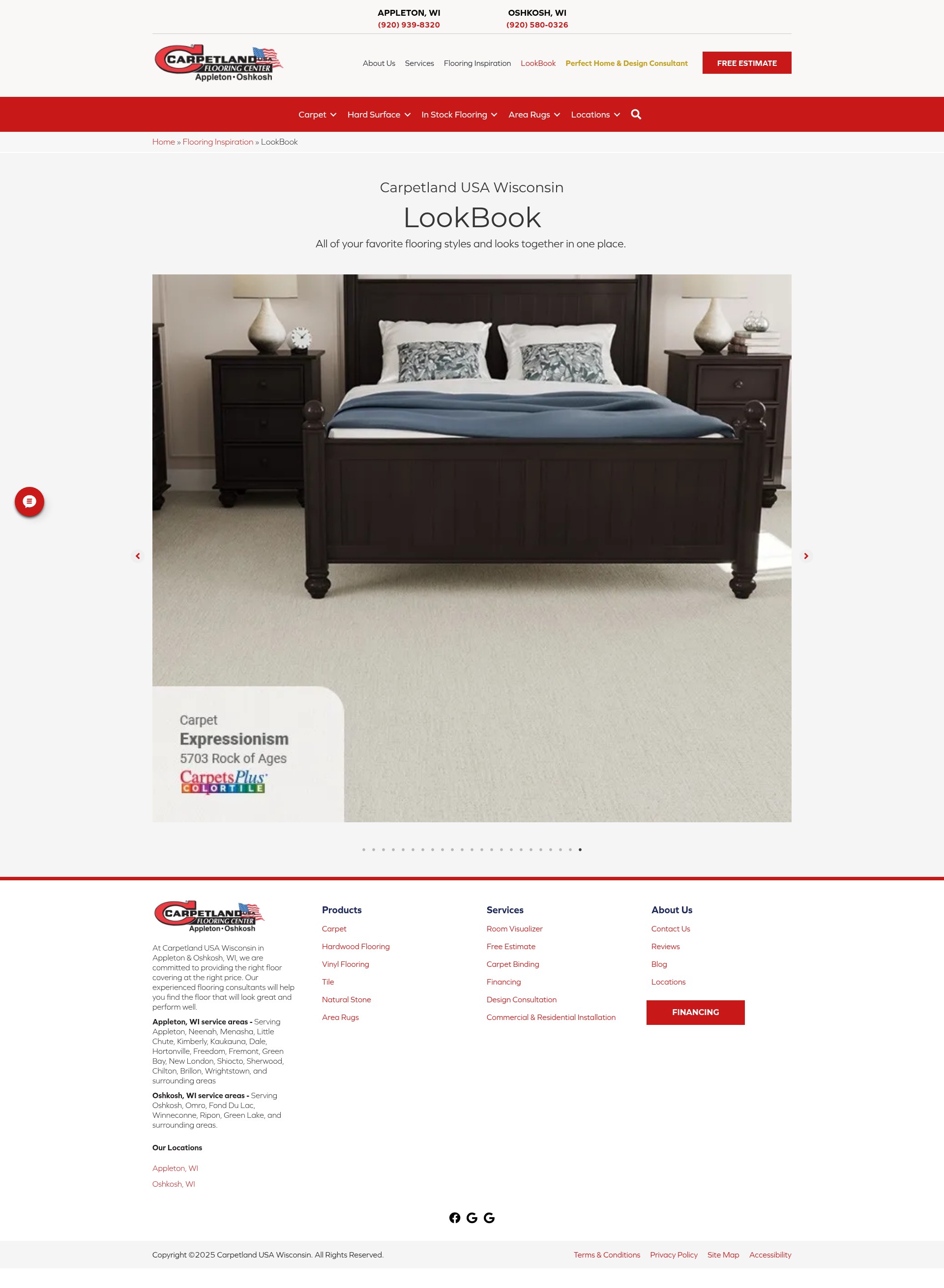 Screenshot of carpetlandusawi.com