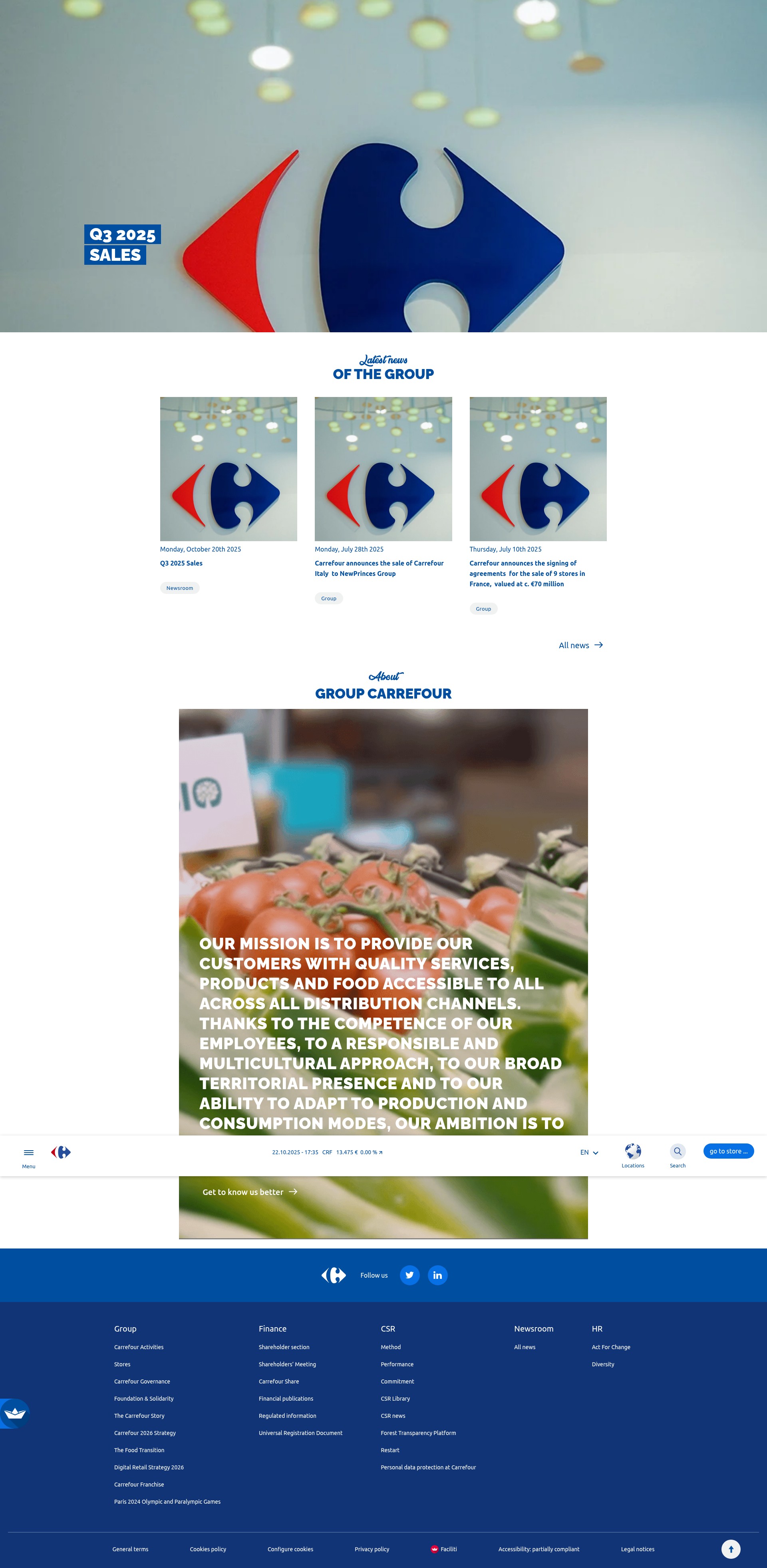 Screenshot of carrefour.com