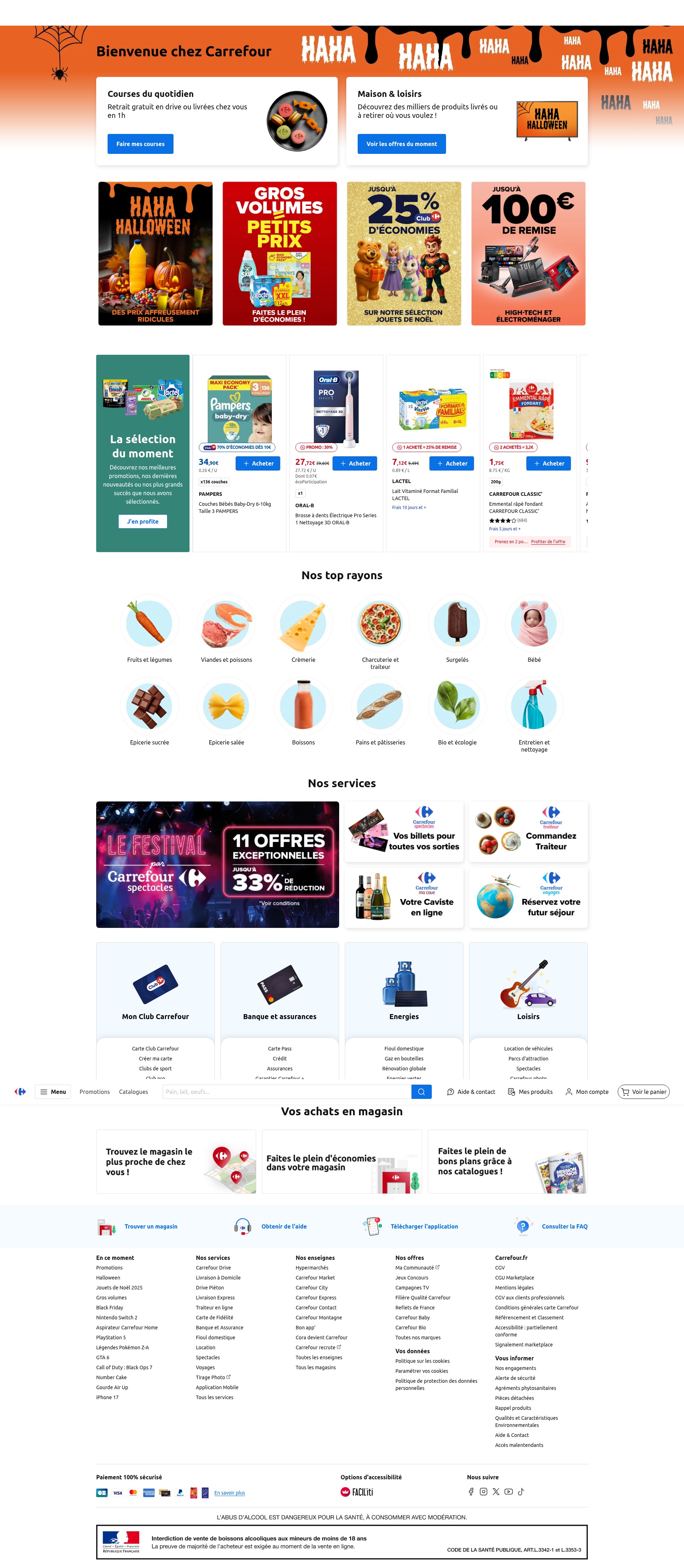 Screenshot of carrefour.fr