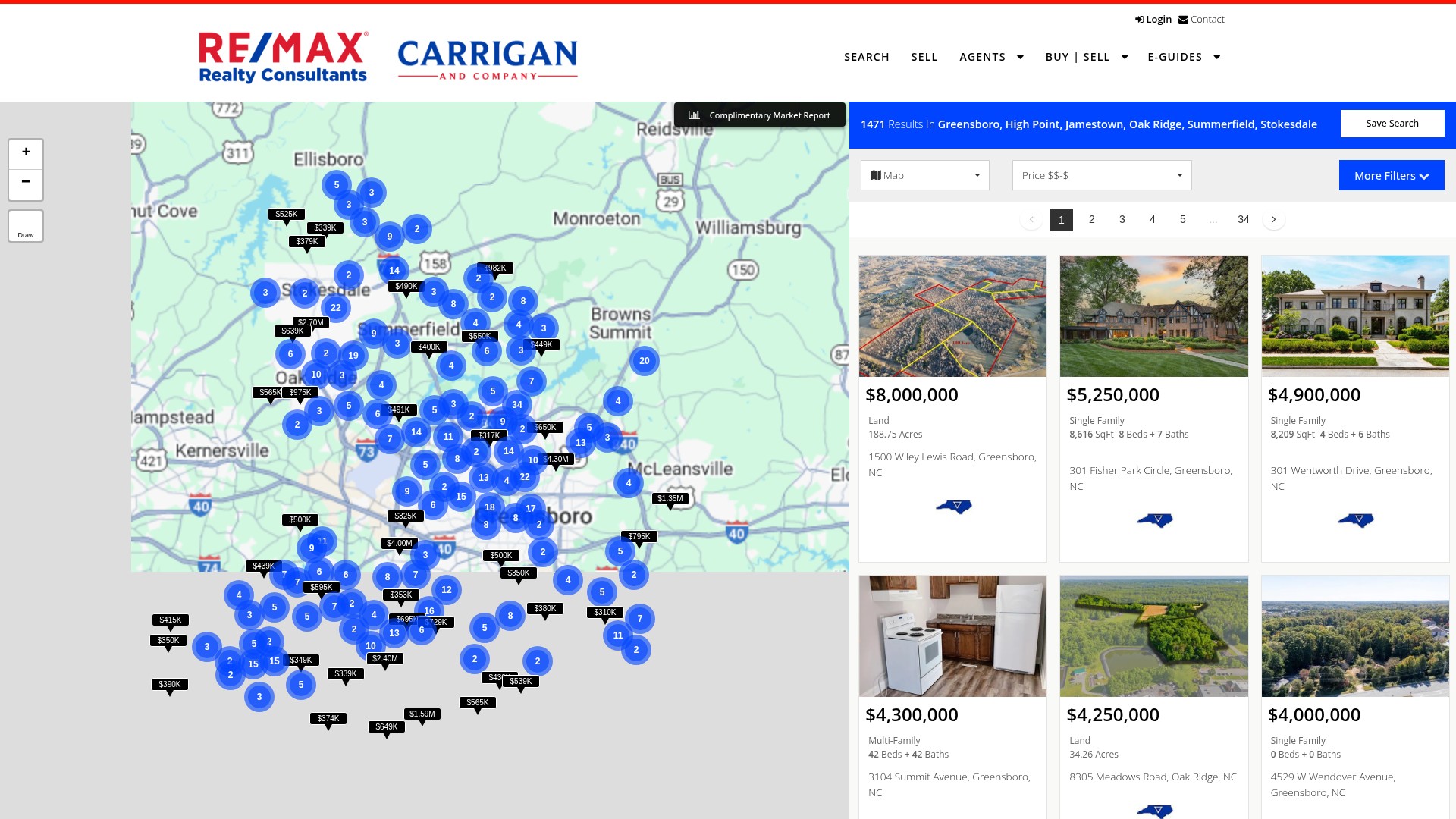 Screenshot of carrigan.homes