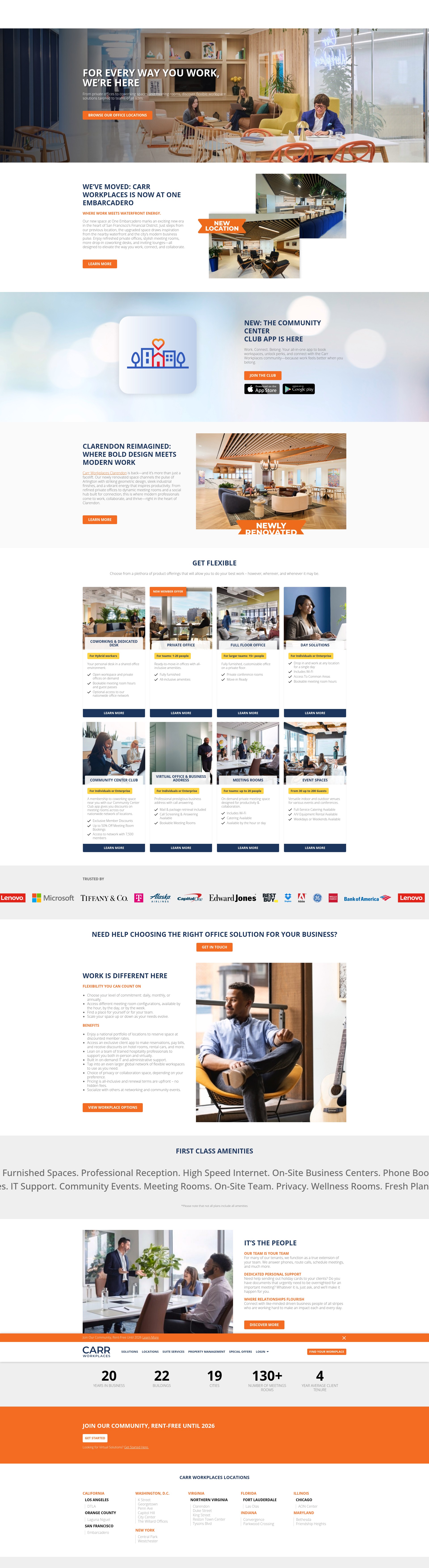 Screenshot of carrworkplaces.com