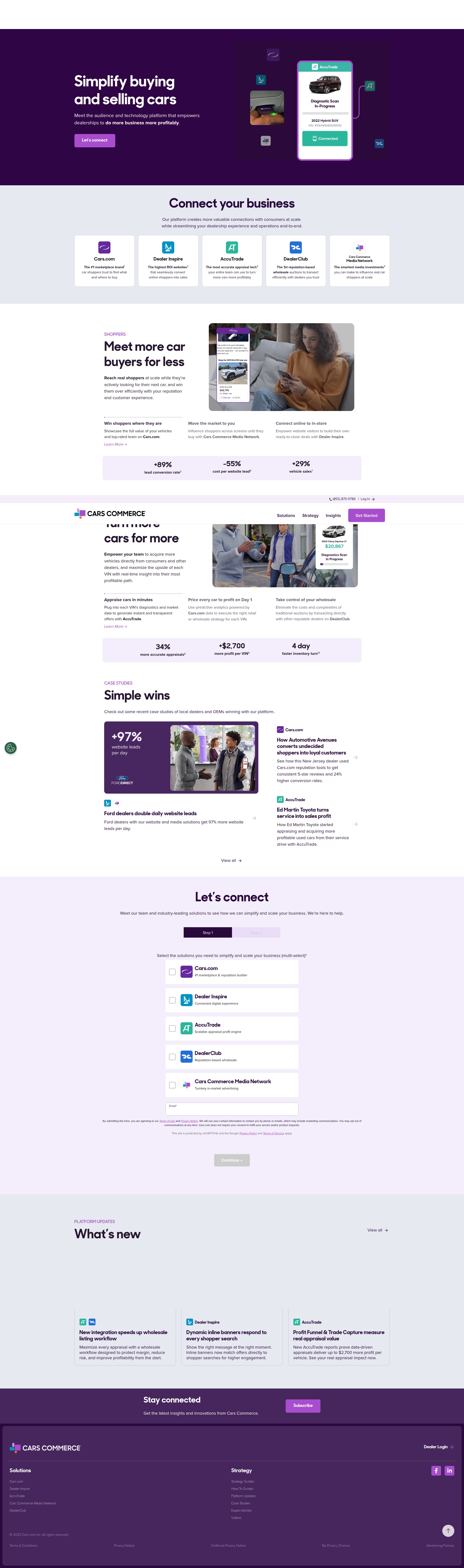 Screenshot of carscommerce.inc