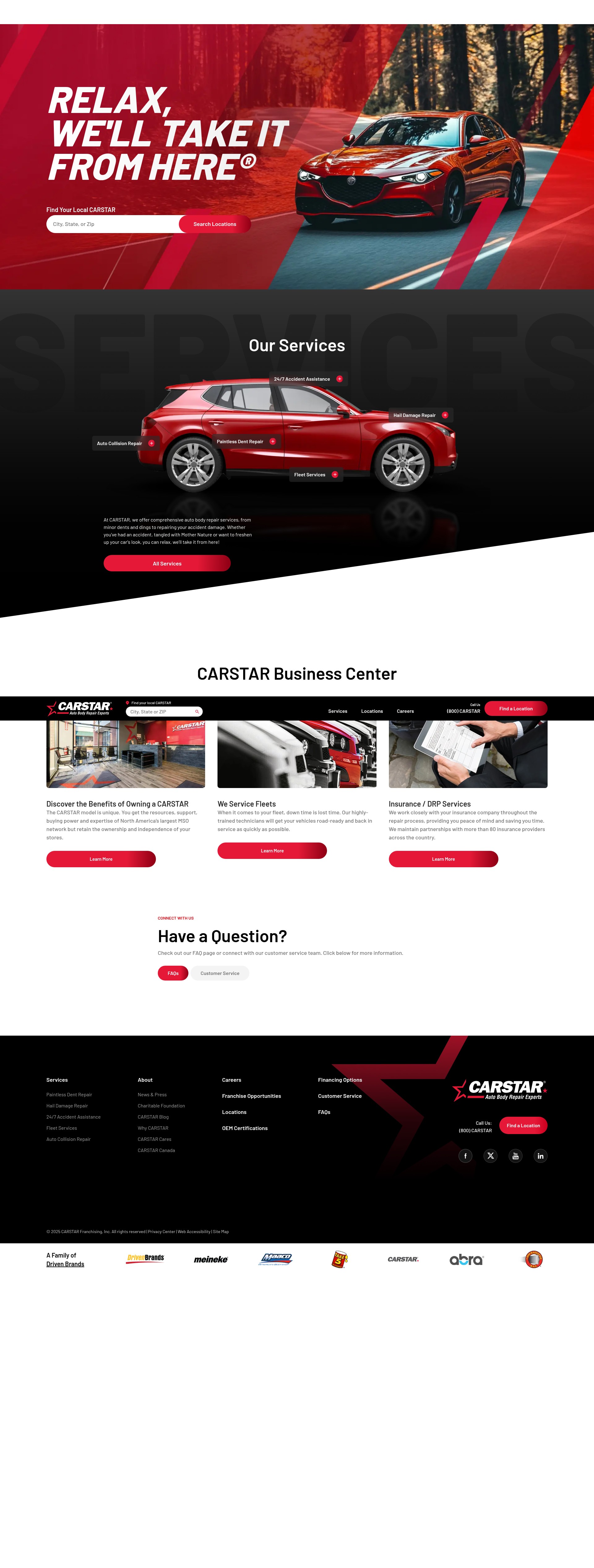 Screenshot of carstar.com