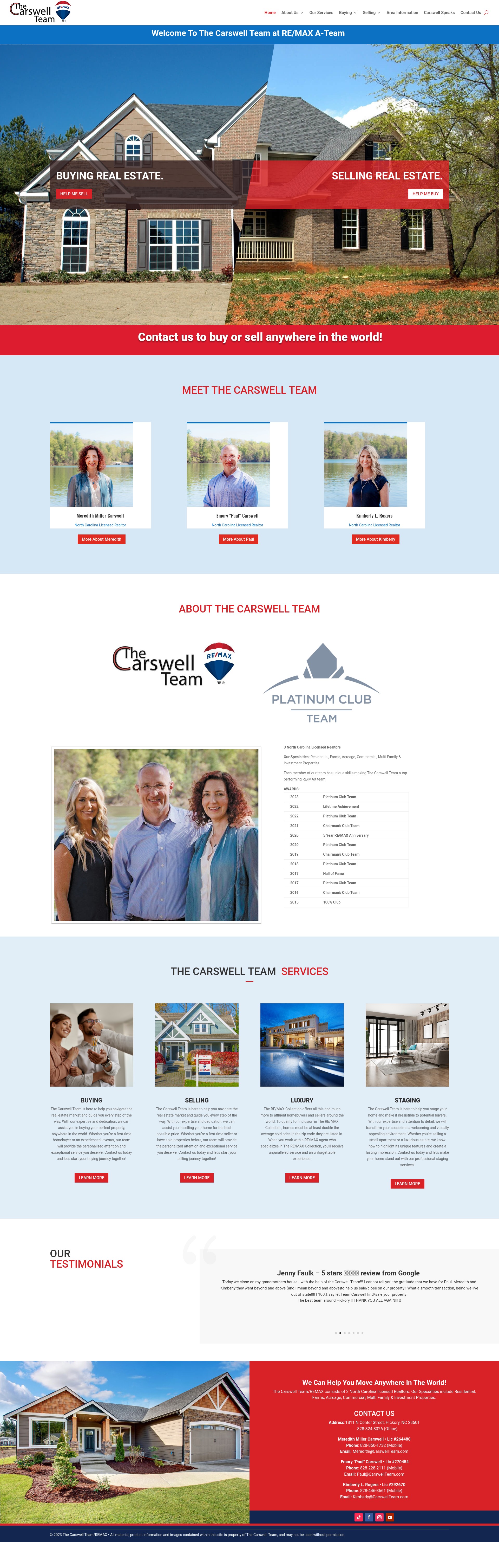 Screenshot of carswellteam.com