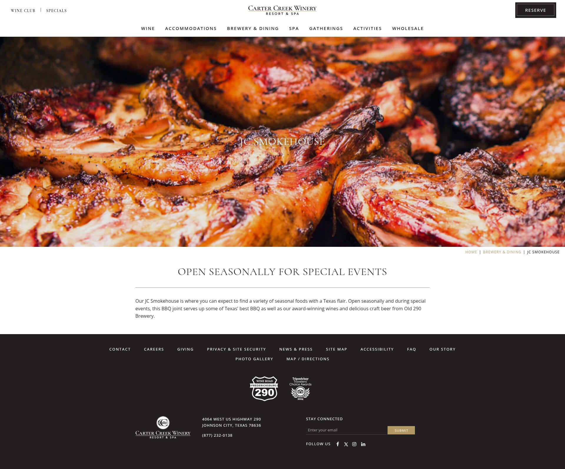 Screenshot of cartercreek.com