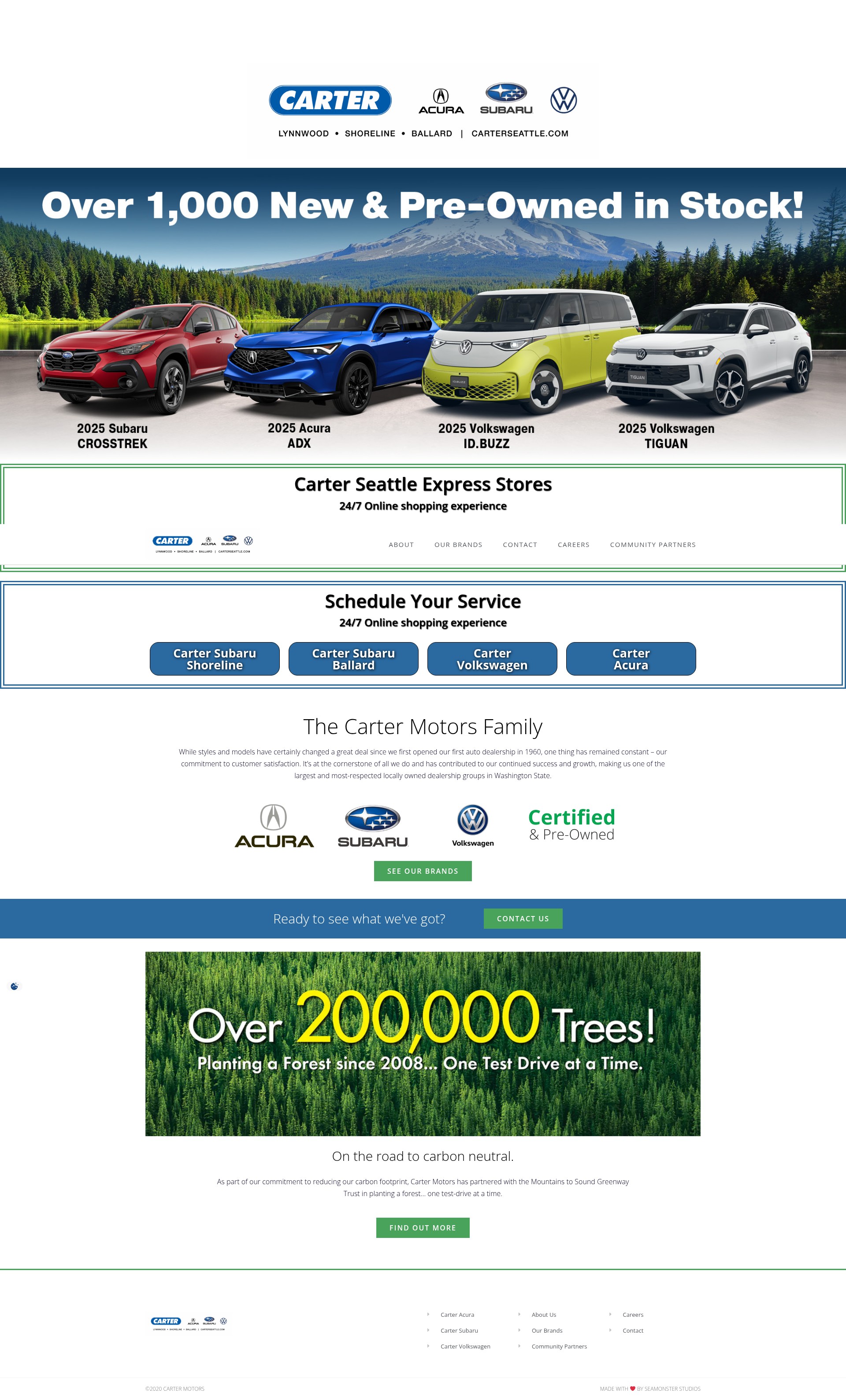 Screenshot of carterseattle.com
