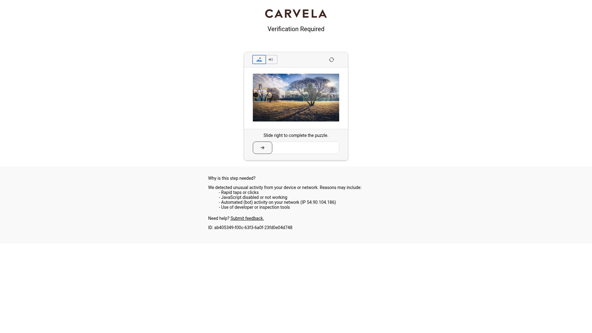 Screenshot of carvela.com