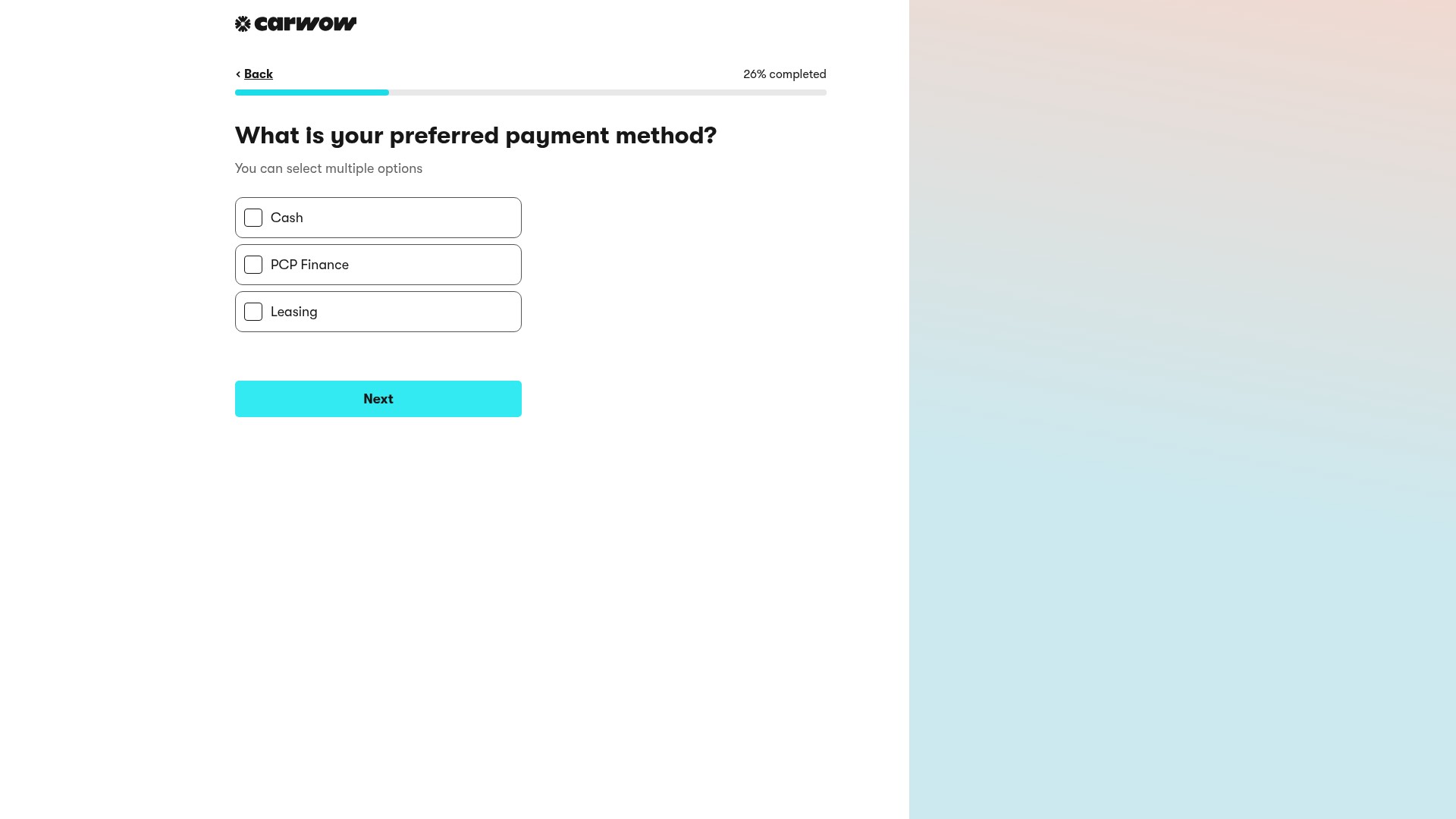 Screenshot of carwow.co.uk