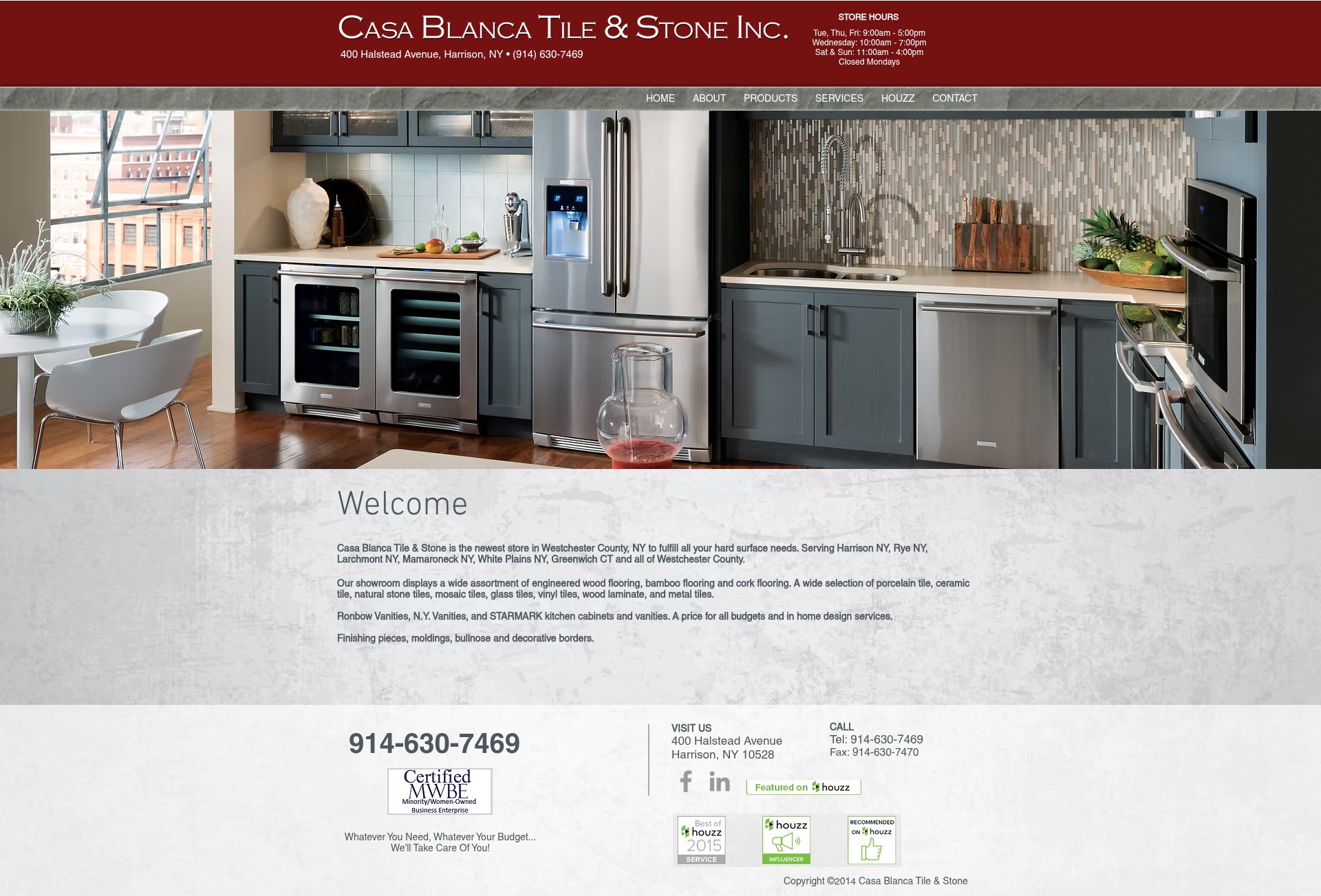 Screenshot of casablancatile.com