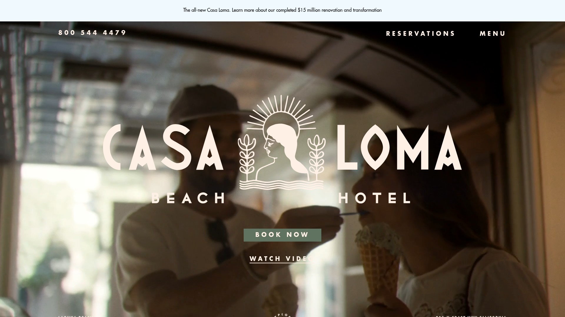 Screenshot of casalomalagunabeach.com