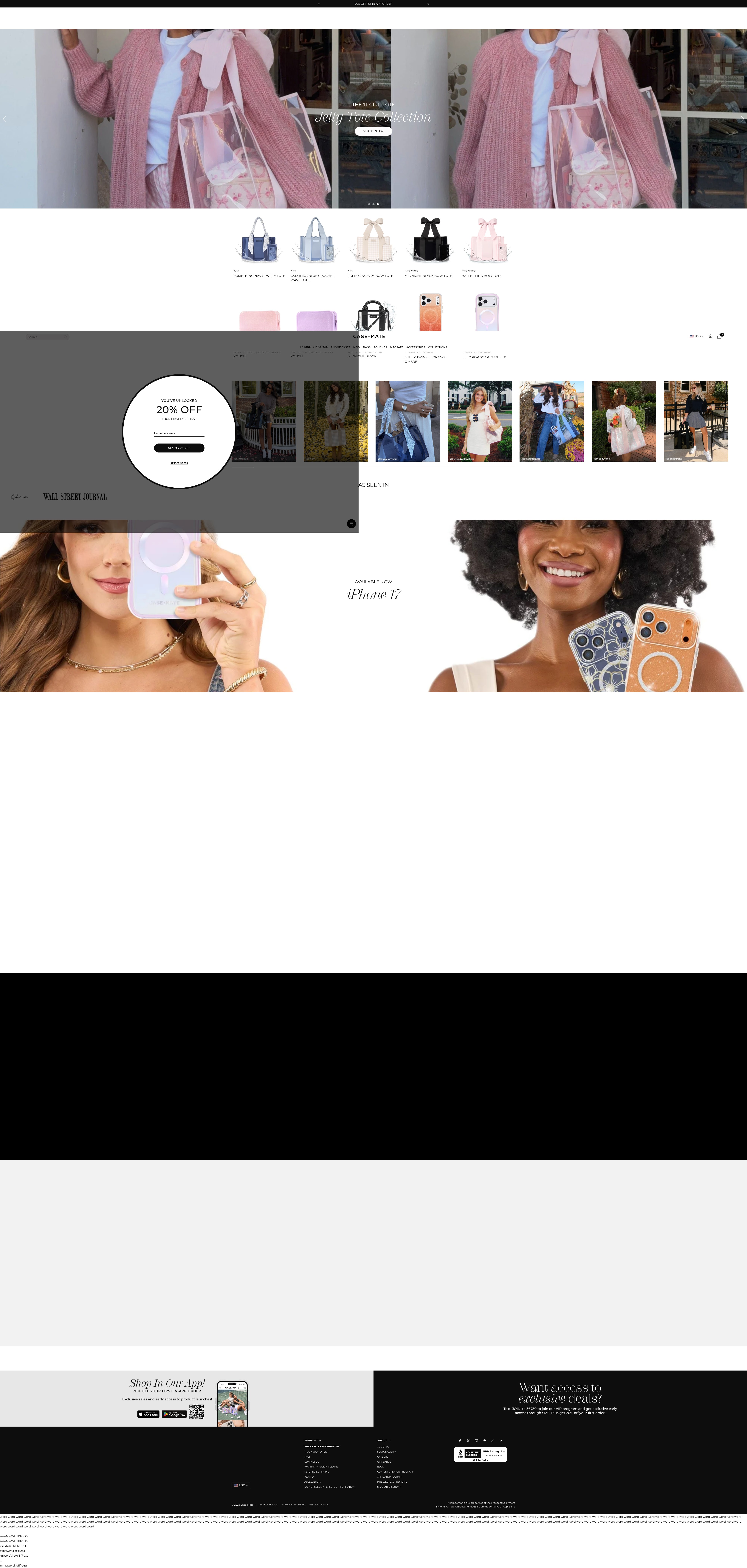 Screenshot of case-mate.com