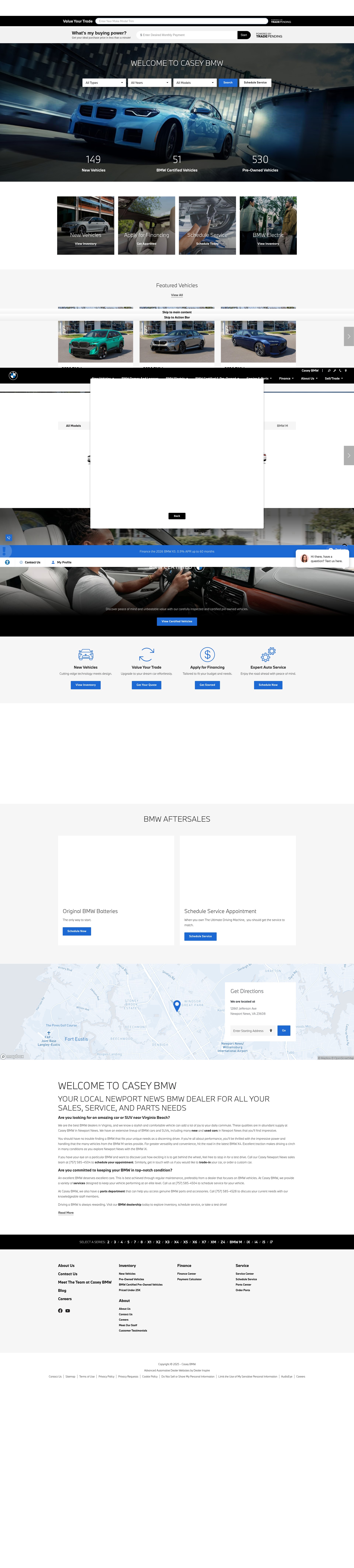 Screenshot of caseybmw.com