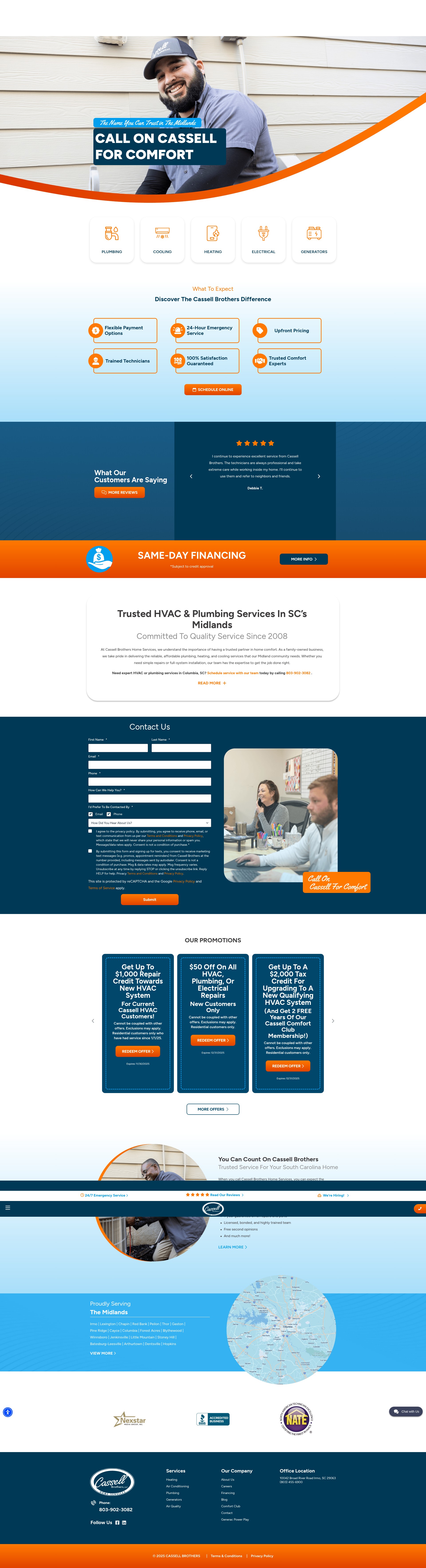 Screenshot of cassellbros.com