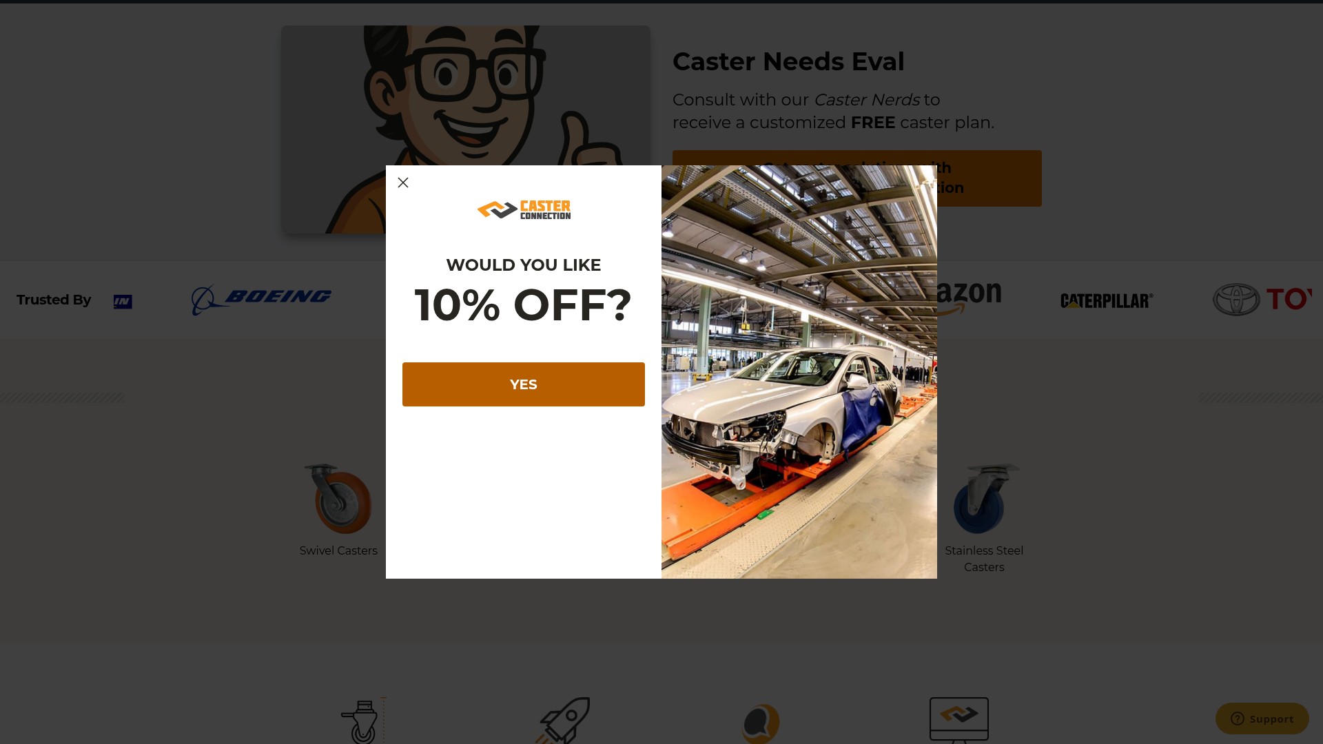 Screenshot of casterconnection.com