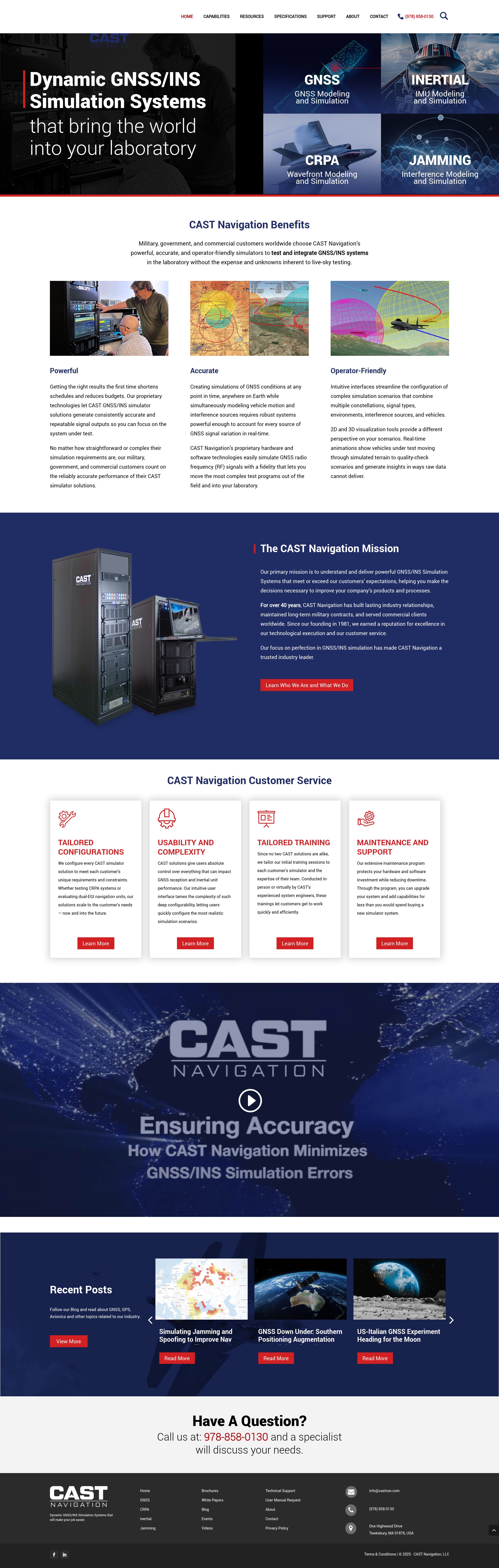 Screenshot of castnav.com