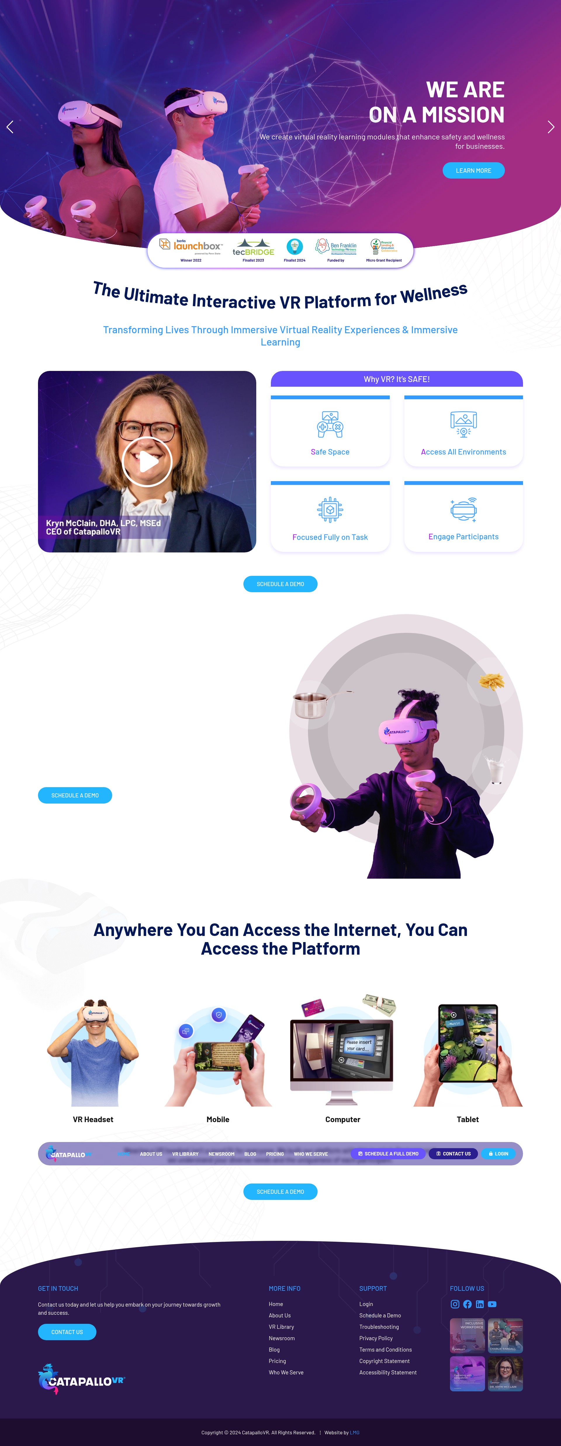 Screenshot of catapallovr.com
