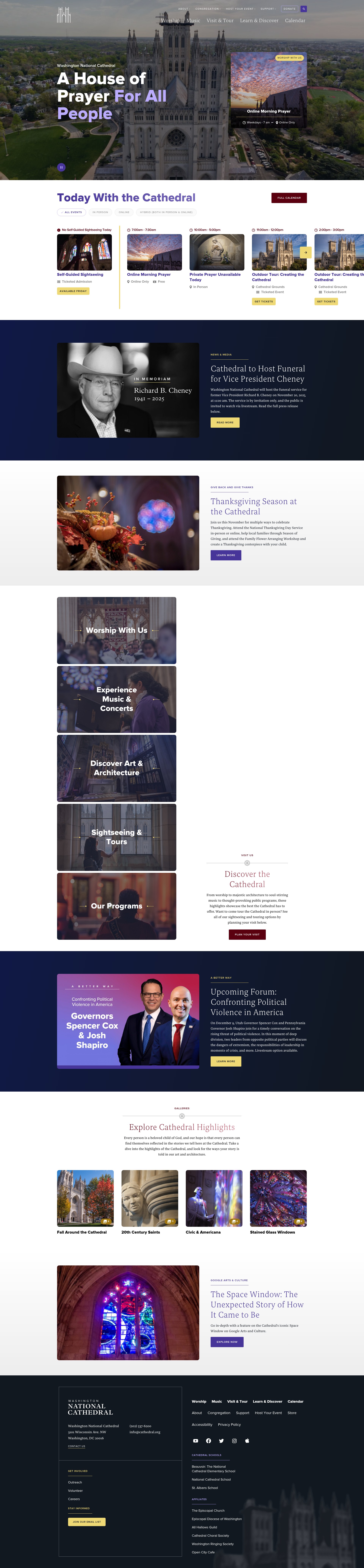 Screenshot of cathedral.org