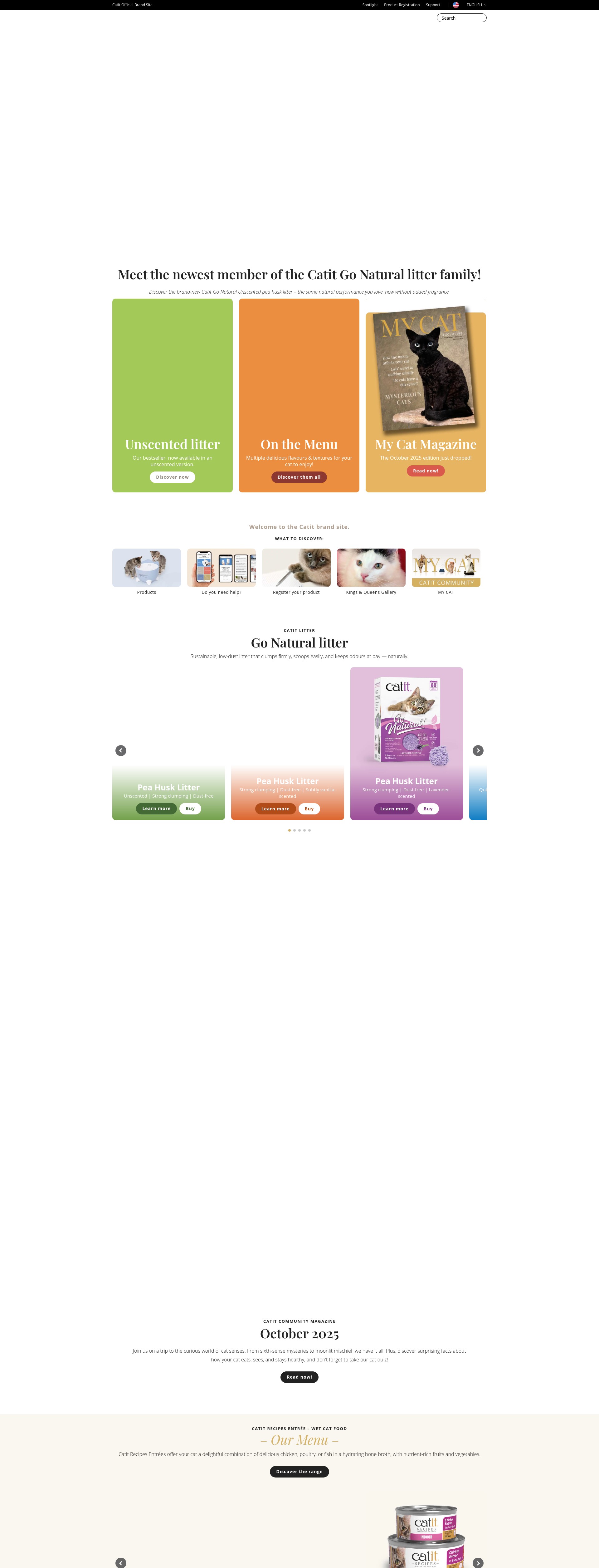 Screenshot of catit.com