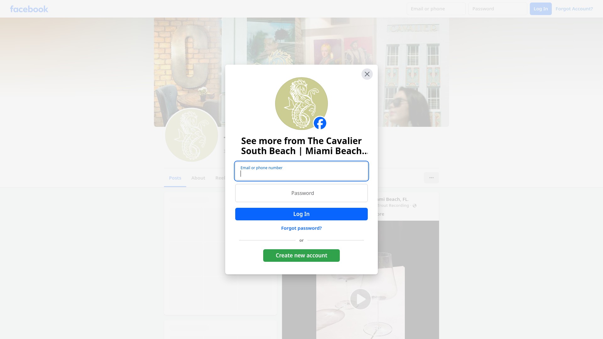 Screenshot of cavaliersouthbeach.com