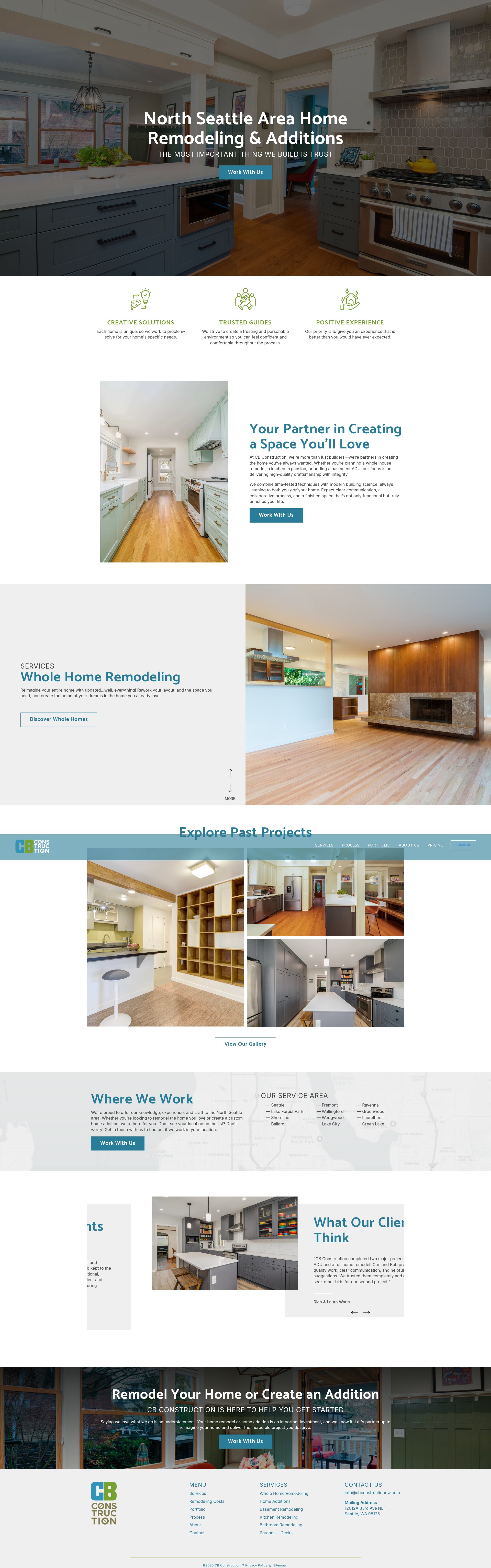 Screenshot of cbconstructionnw.com