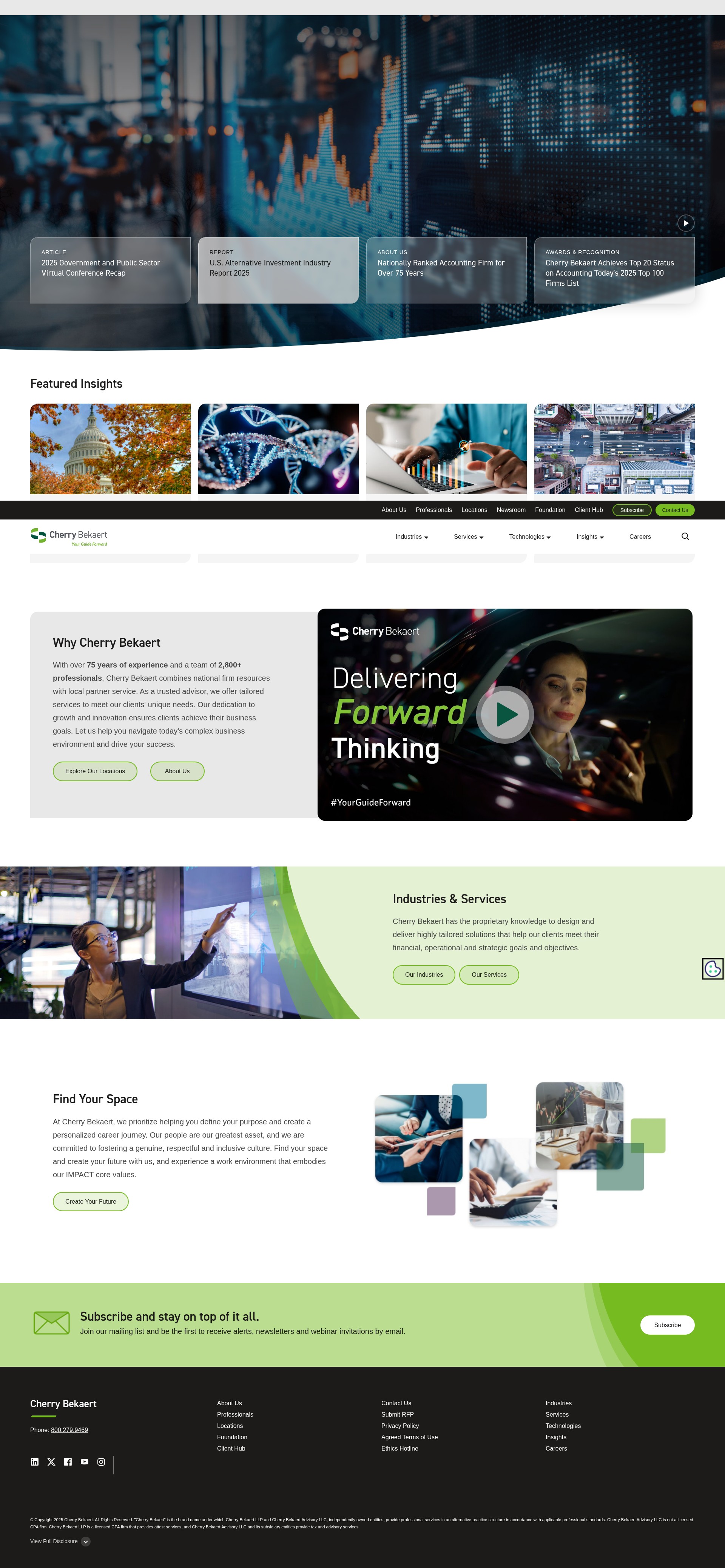 Screenshot of cbh.com