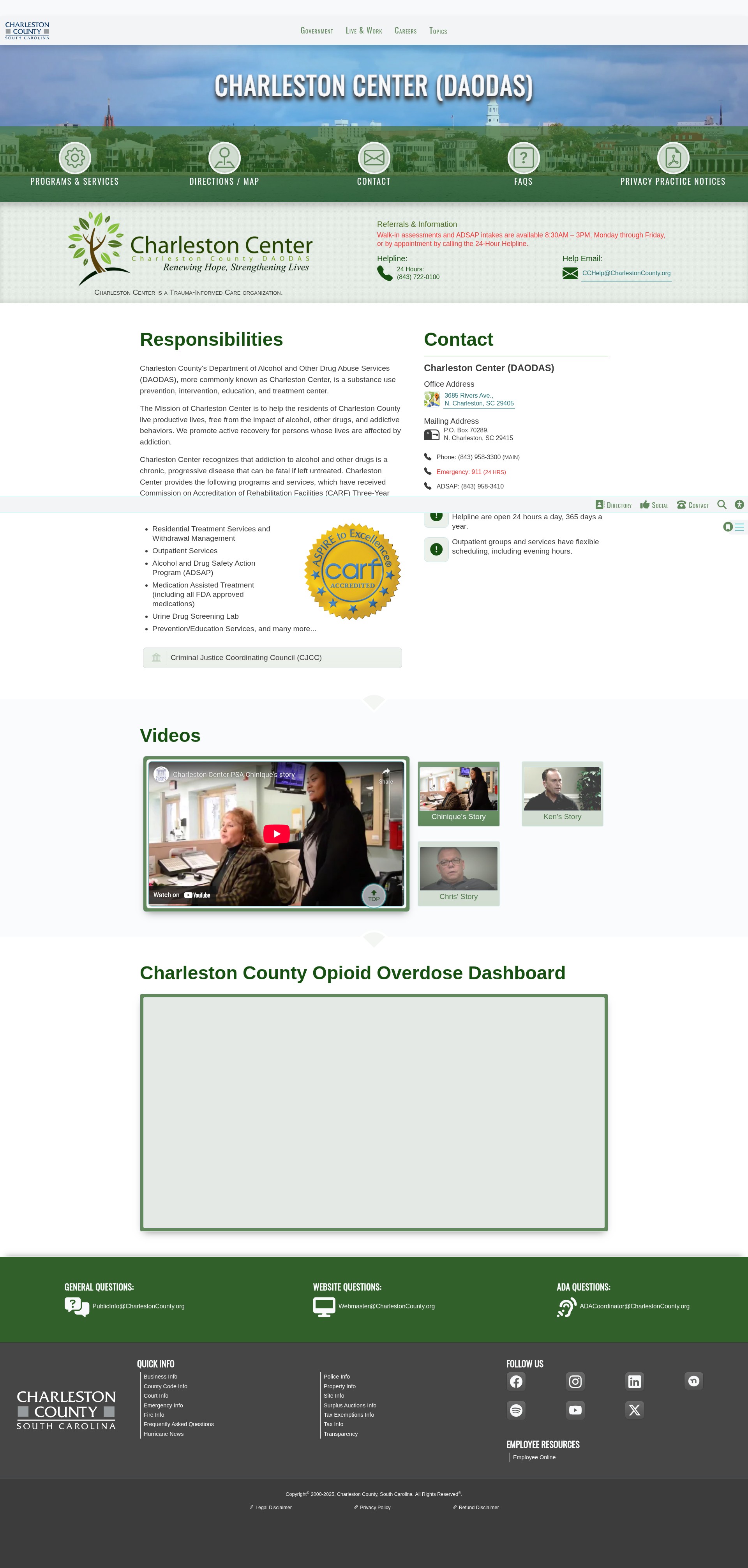 Screenshot of cc.charlestoncounty.org