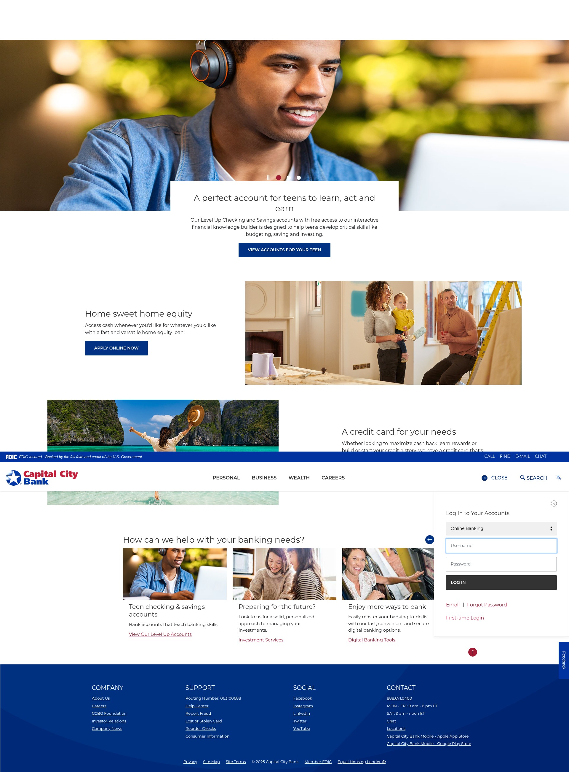 Screenshot of ccbg.com