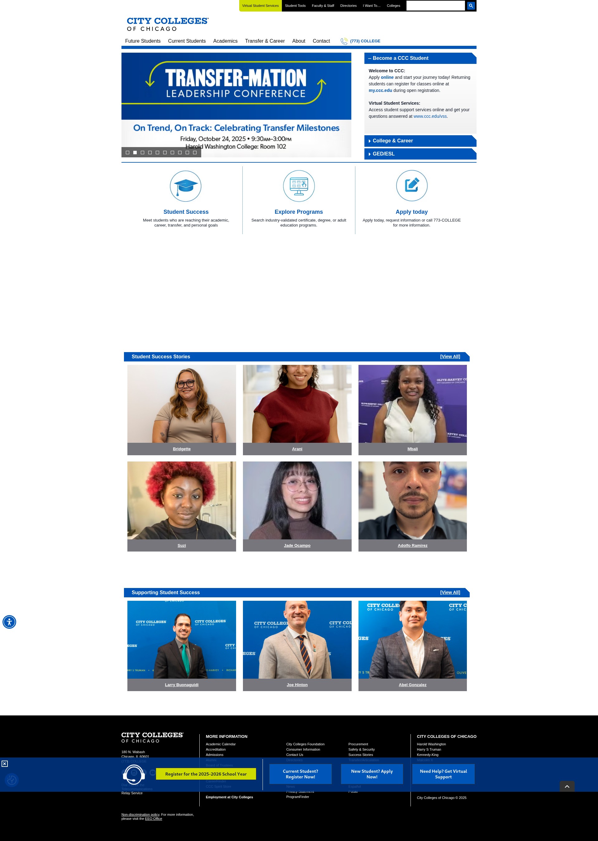 Screenshot of ccc.edu