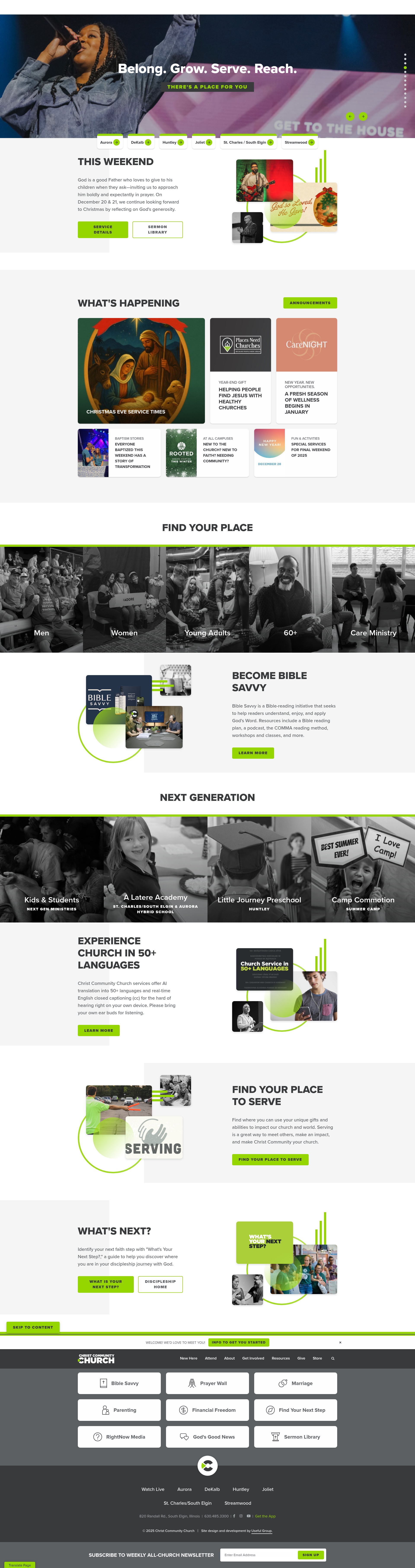 Screenshot of ccclife.org