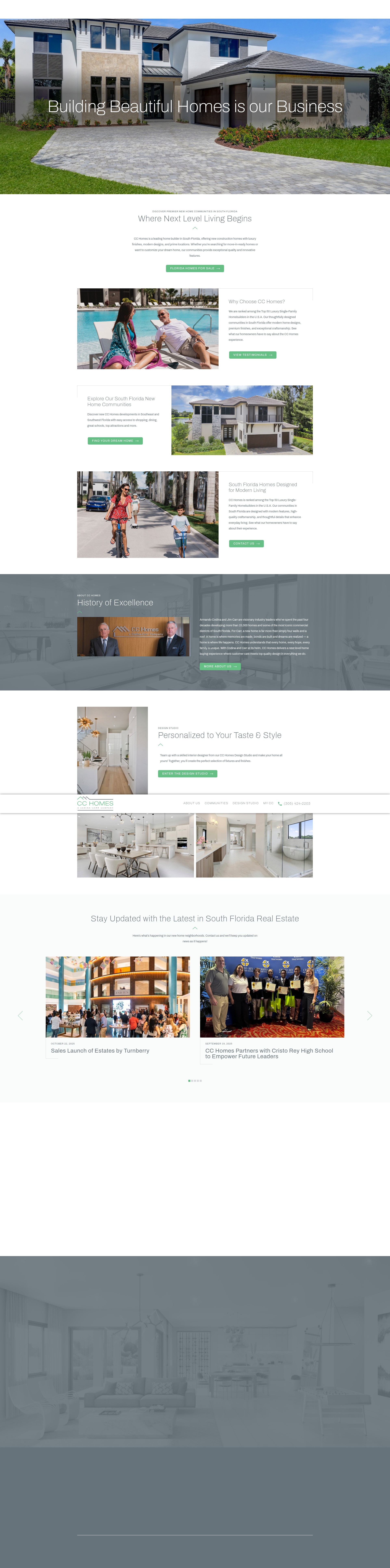 Screenshot of cchomes.com