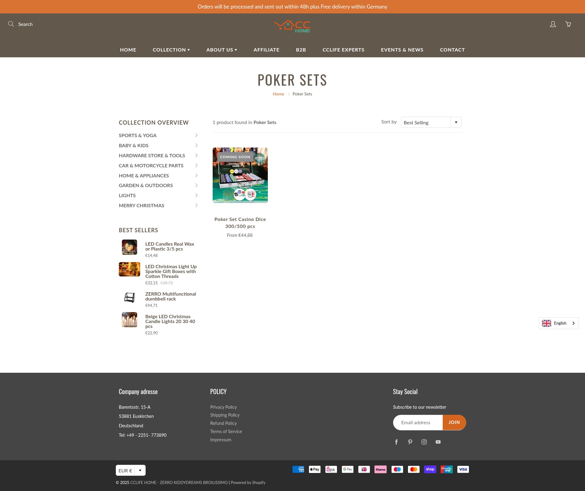 Screenshot of cclifehome.de
