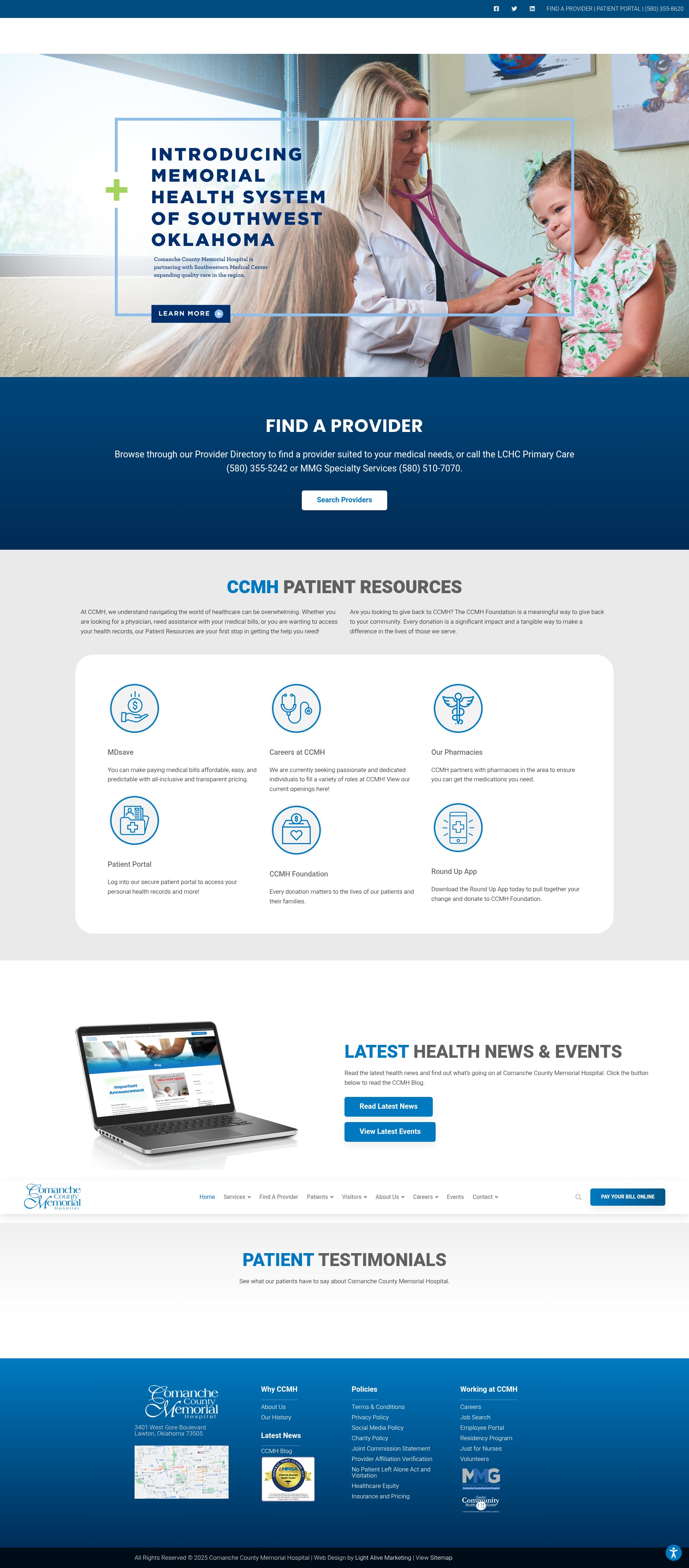 Screenshot of ccmhhealth.com