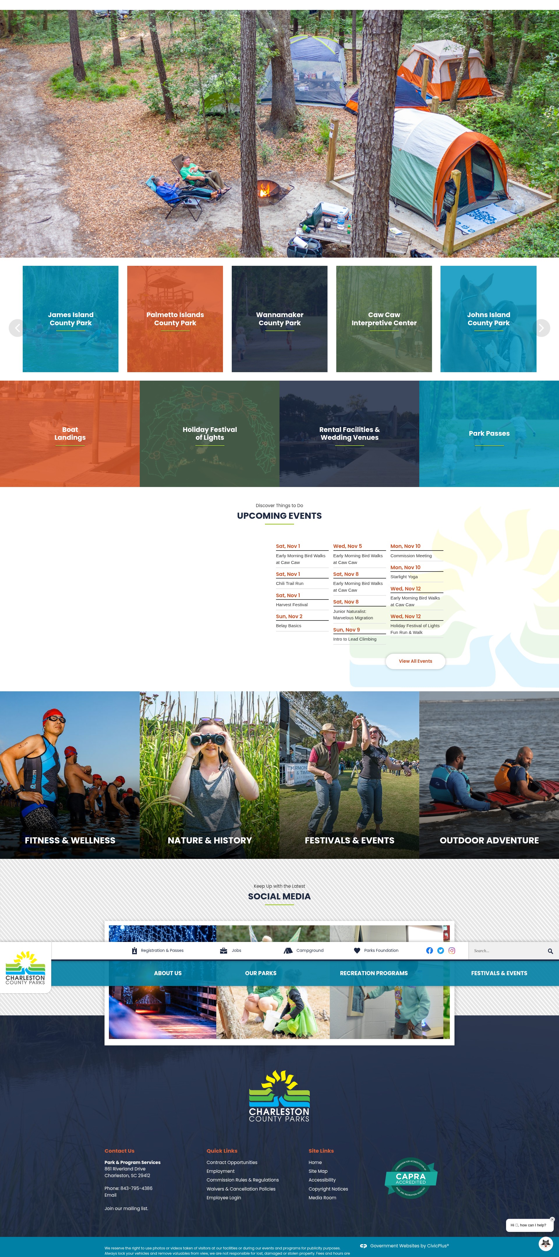 Screenshot of ccprc.com