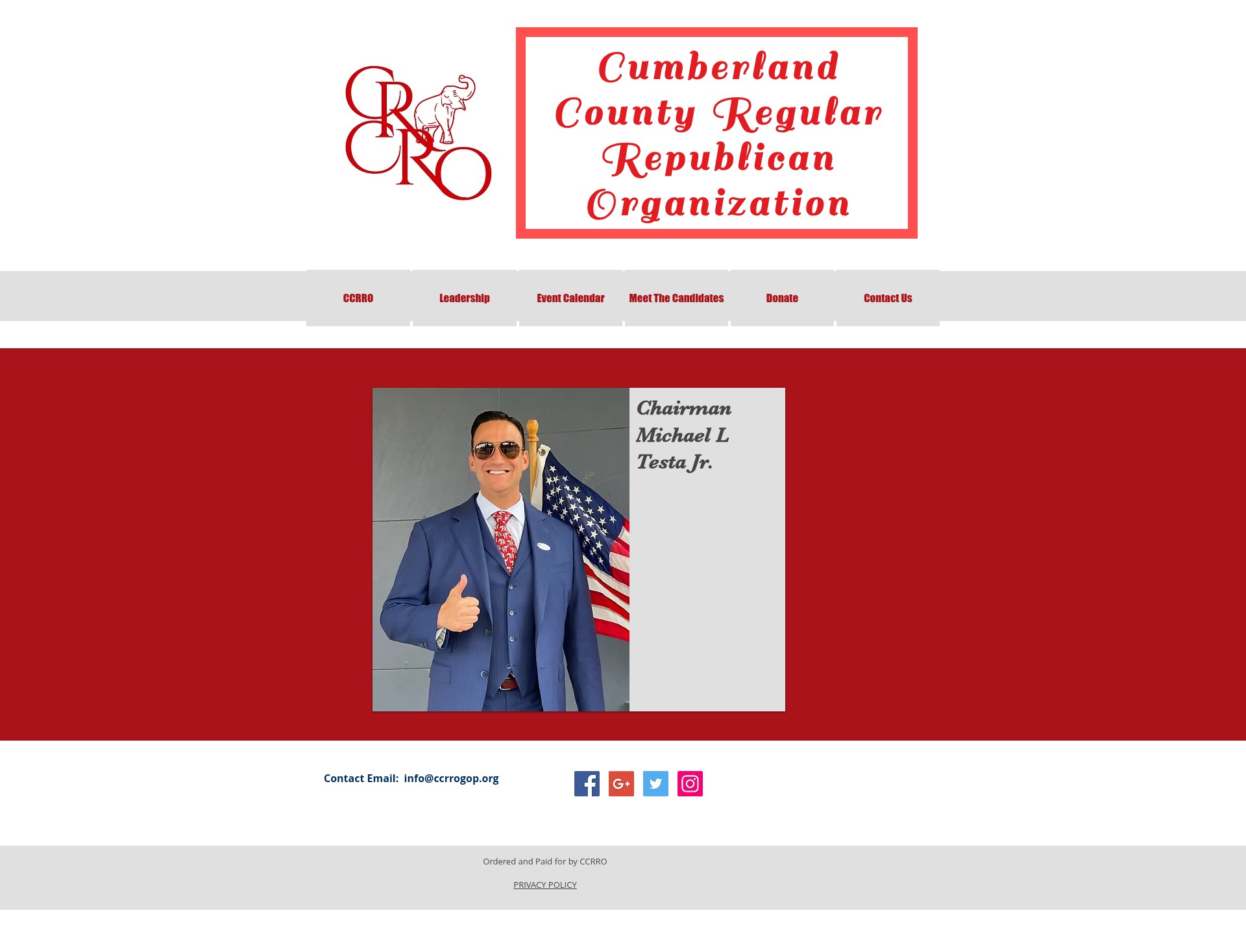 Screenshot of ccrrogop.org
